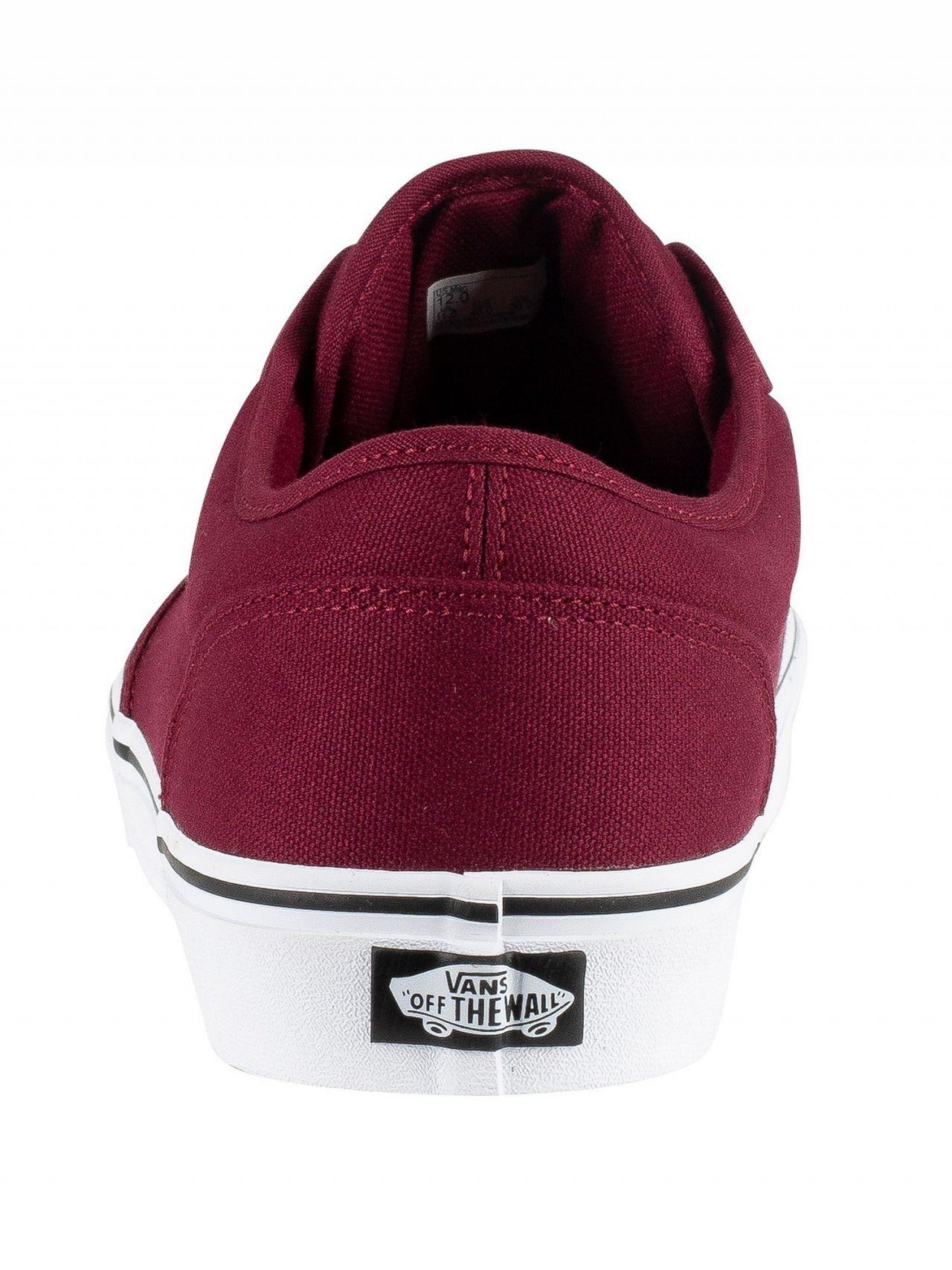 Vans Oxblood/white Atwood Canvas Red for - Lyst