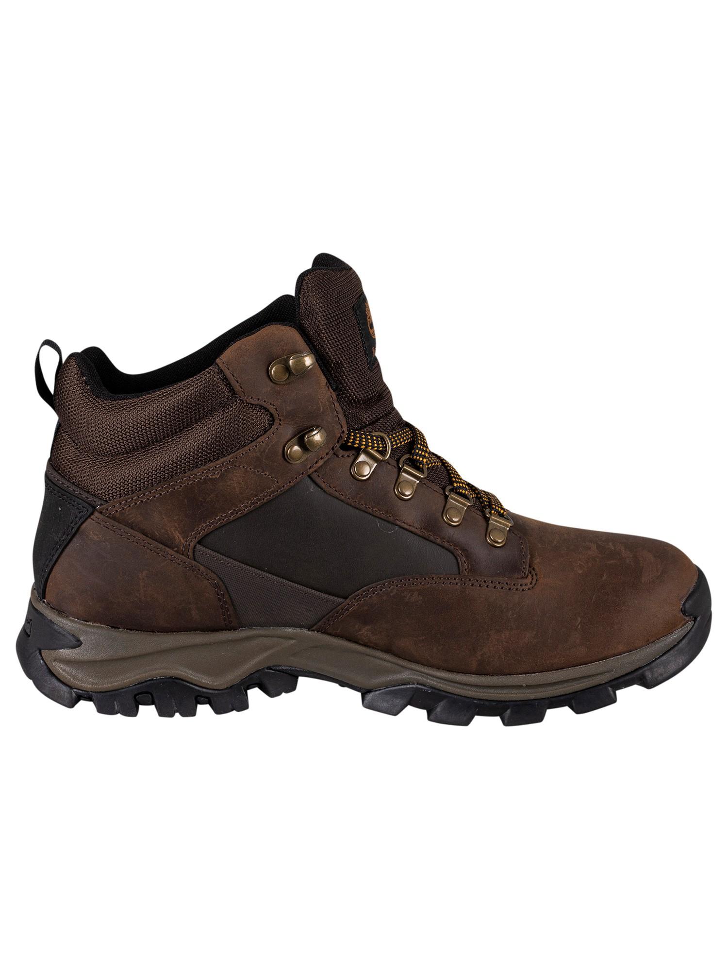 Timberland Keele Ridge Waterproof Leather Hiker Boots in Brown for Men |  Lyst