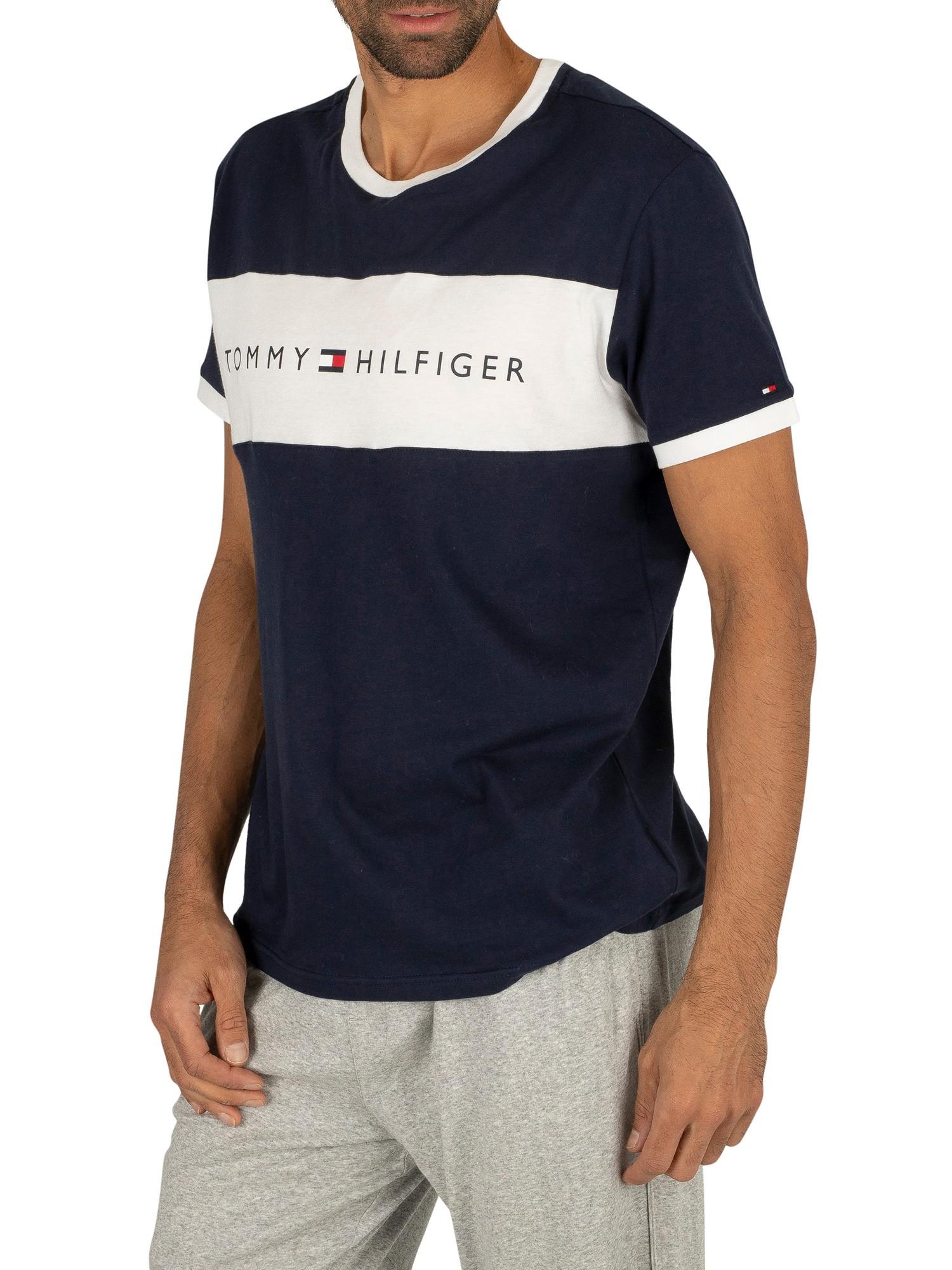 Tommy Hilfiger Tommy Jeans Navy Logo T-shirt in Blue for Men | Lyst