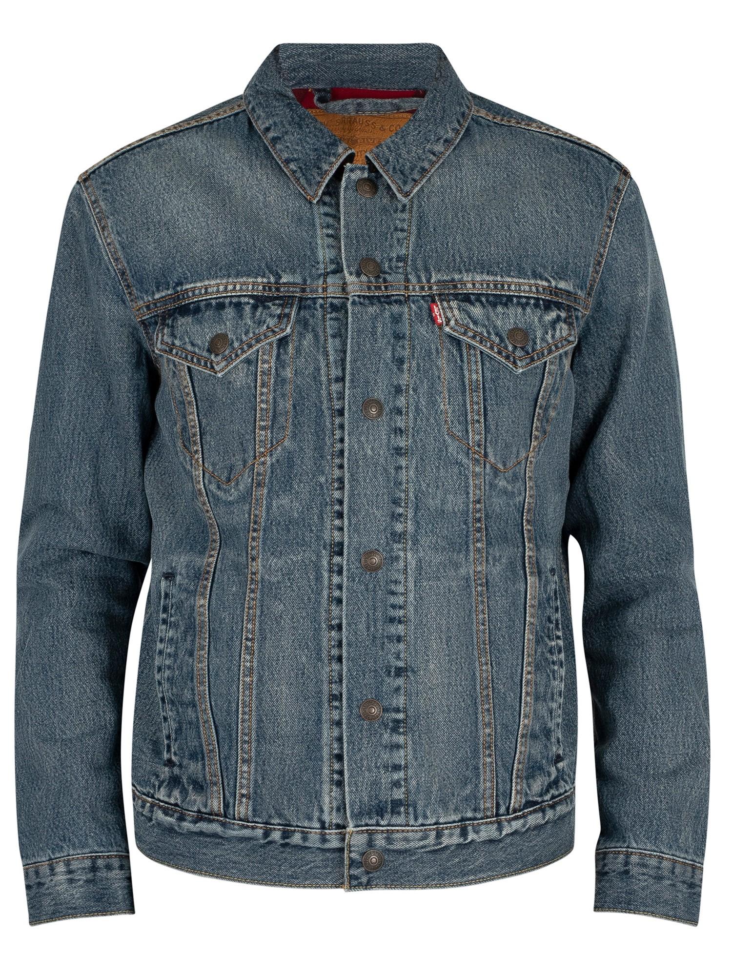 lined trucker jacket levi's