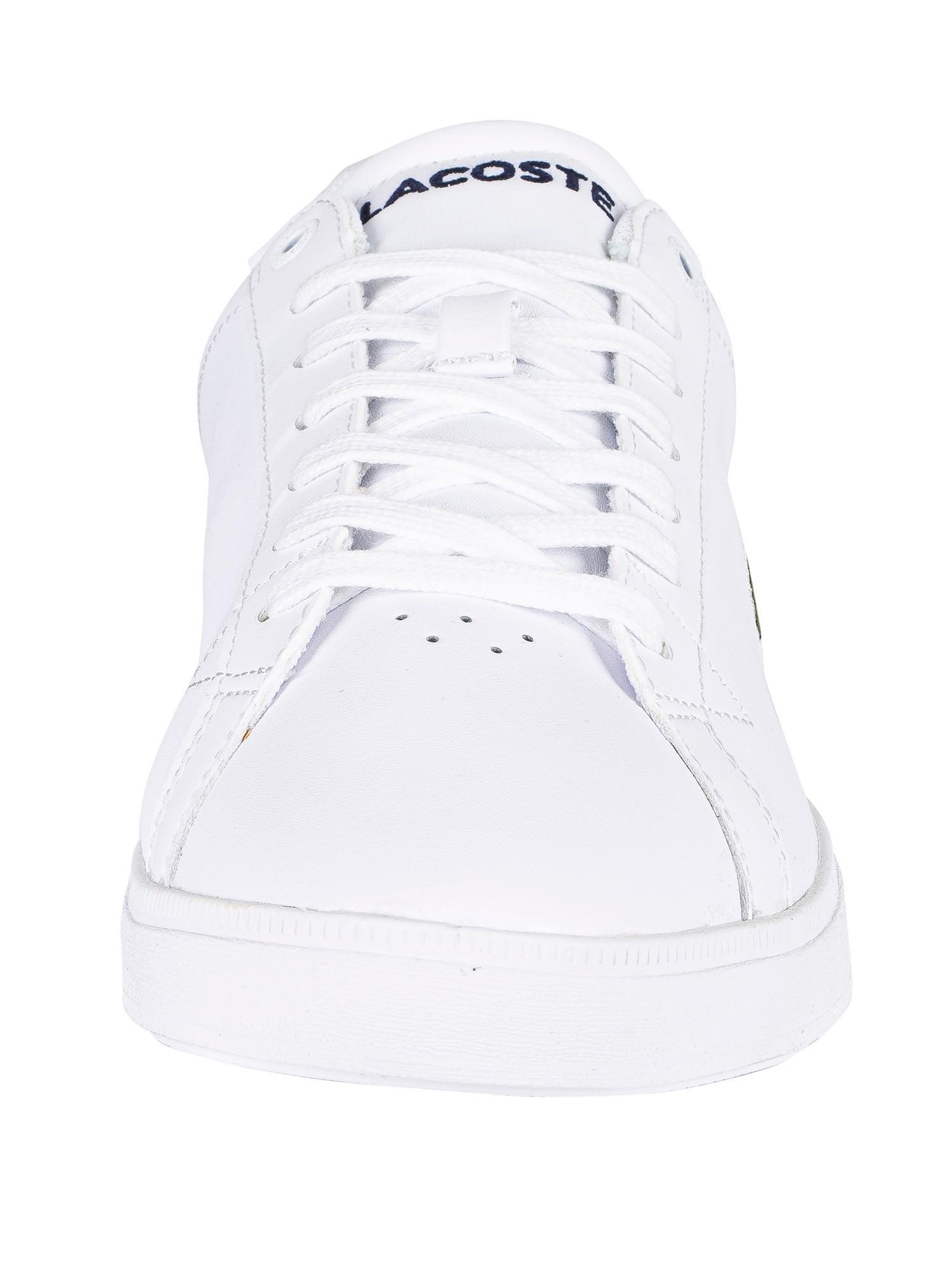 Lacoste graduate cheap trainers white