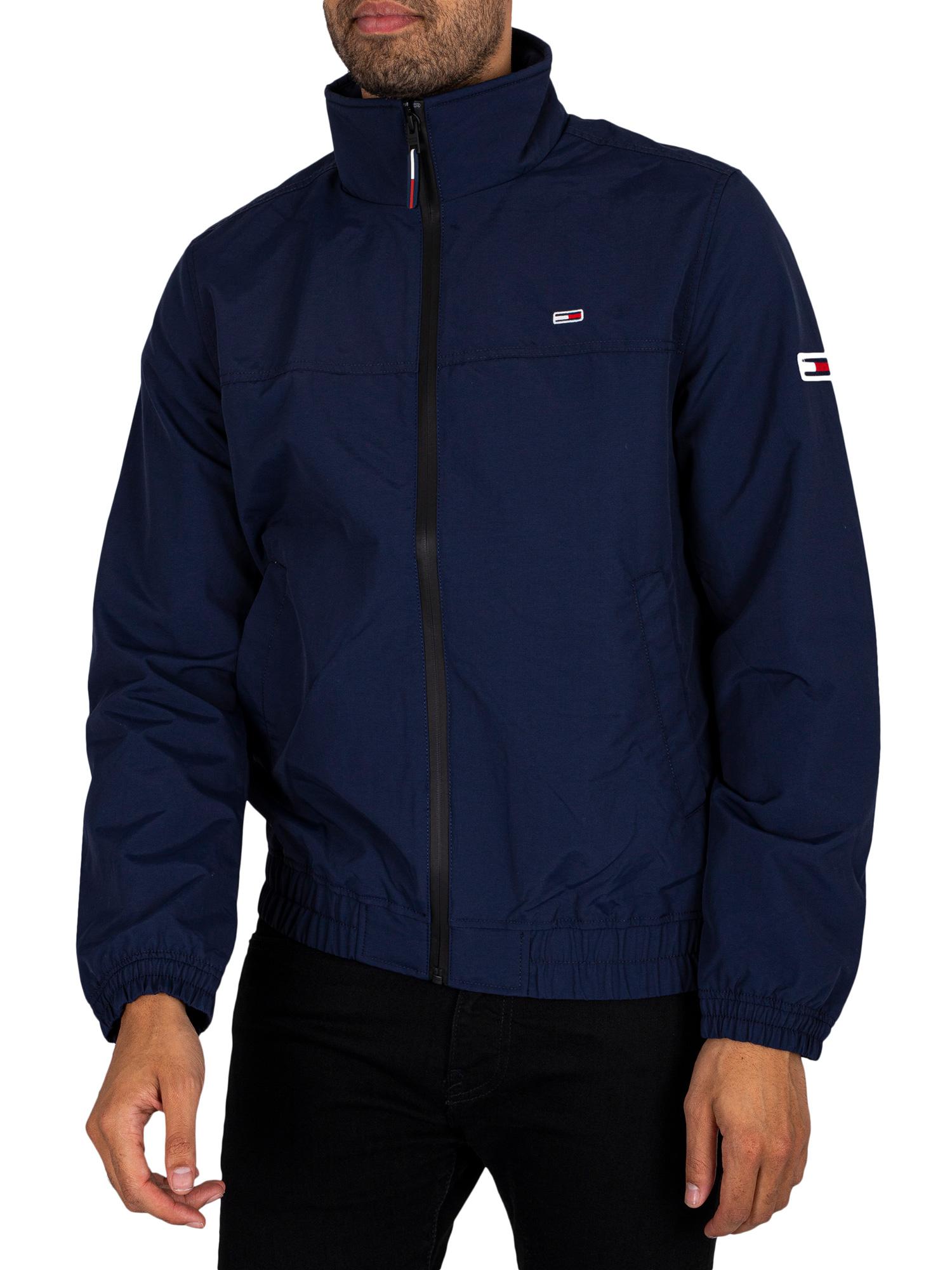 Tommy Hilfiger Essential Casual Bomber Jacket in Blue for Men | Lyst