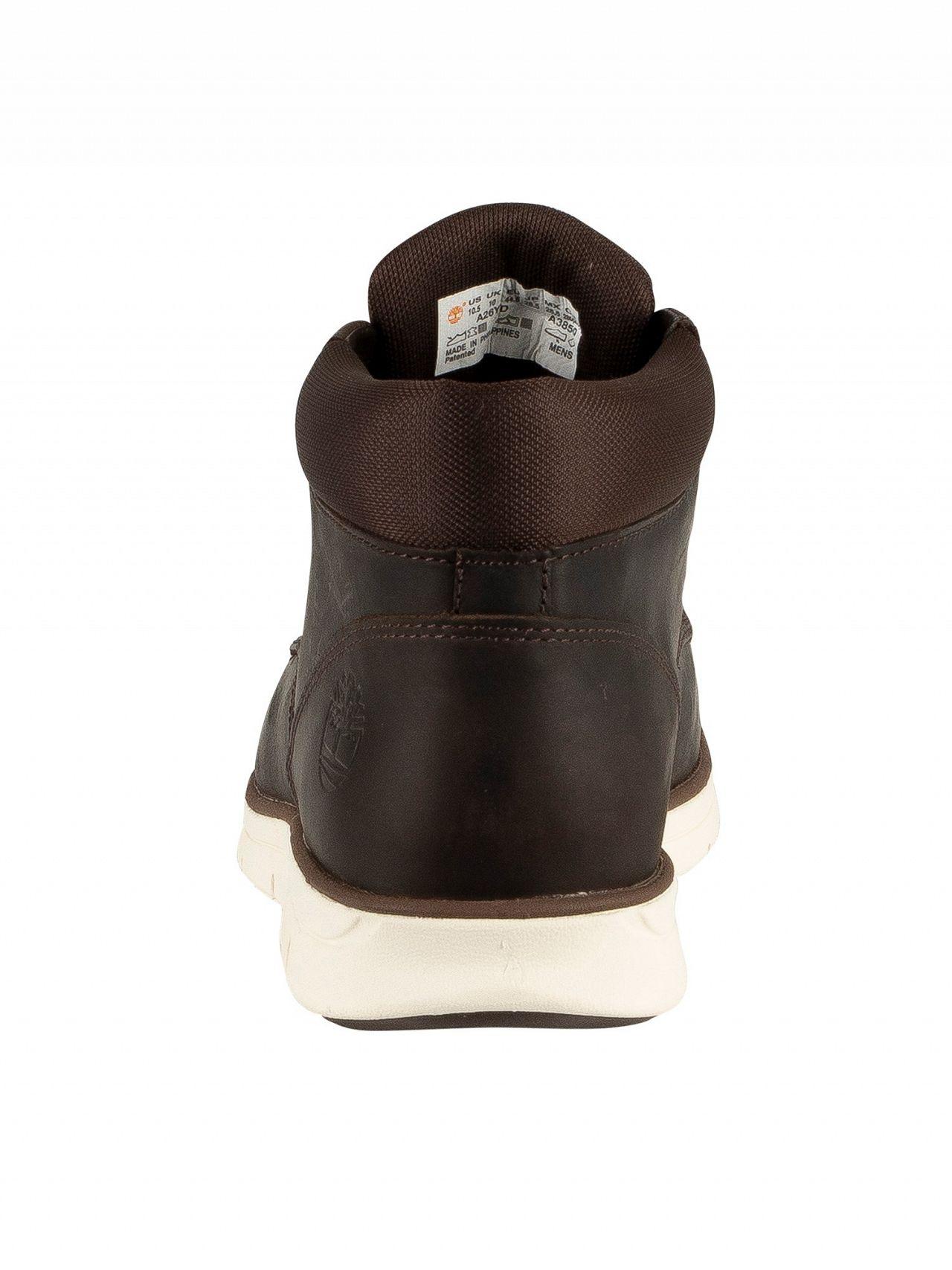 Timberland Dark Brown Full Grain Bradstreet Chukka Leather Boots for Men |  Lyst
