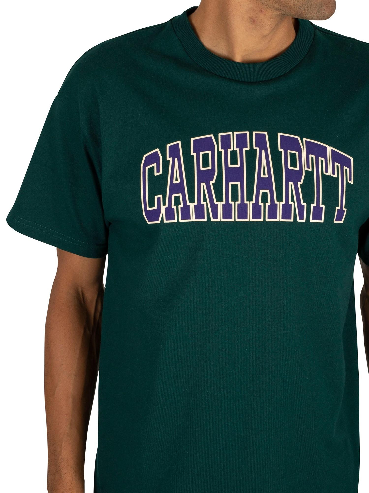 Carhartt WIP Cotton Theory T-shirt in Green for Men - Lyst
