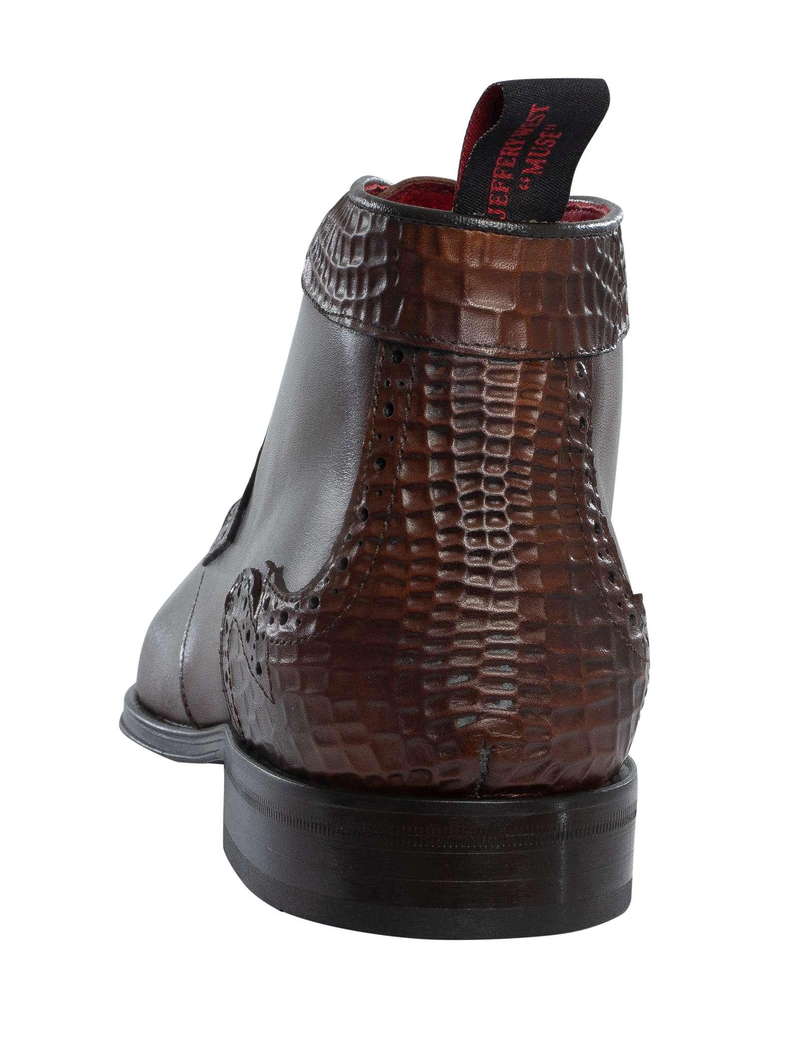 Amazon.com | Jeffery West Men's Polished Leather Chelsea