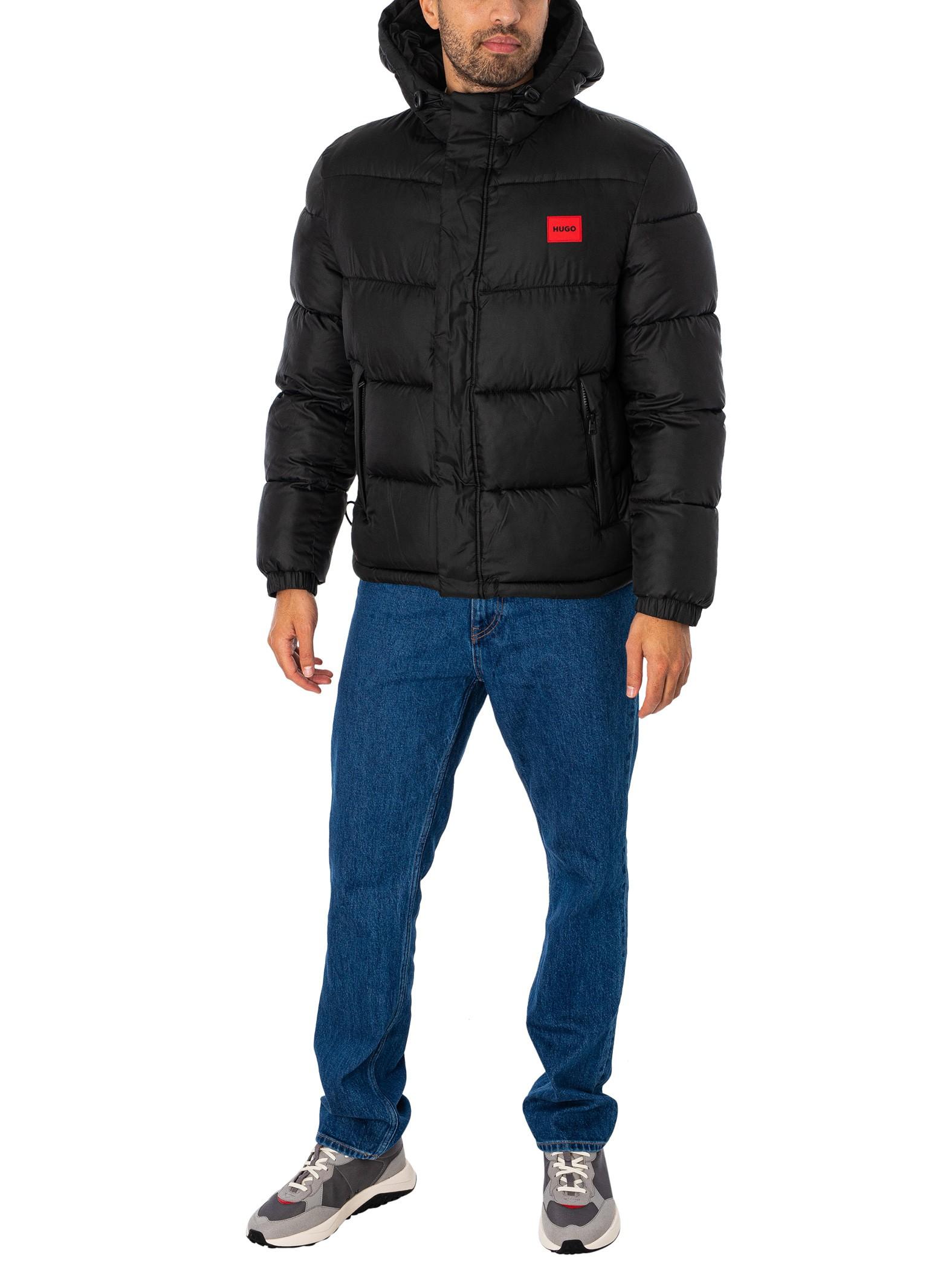 HUGO Balin2341 Puffer Jacket in Black for Men Lyst UK