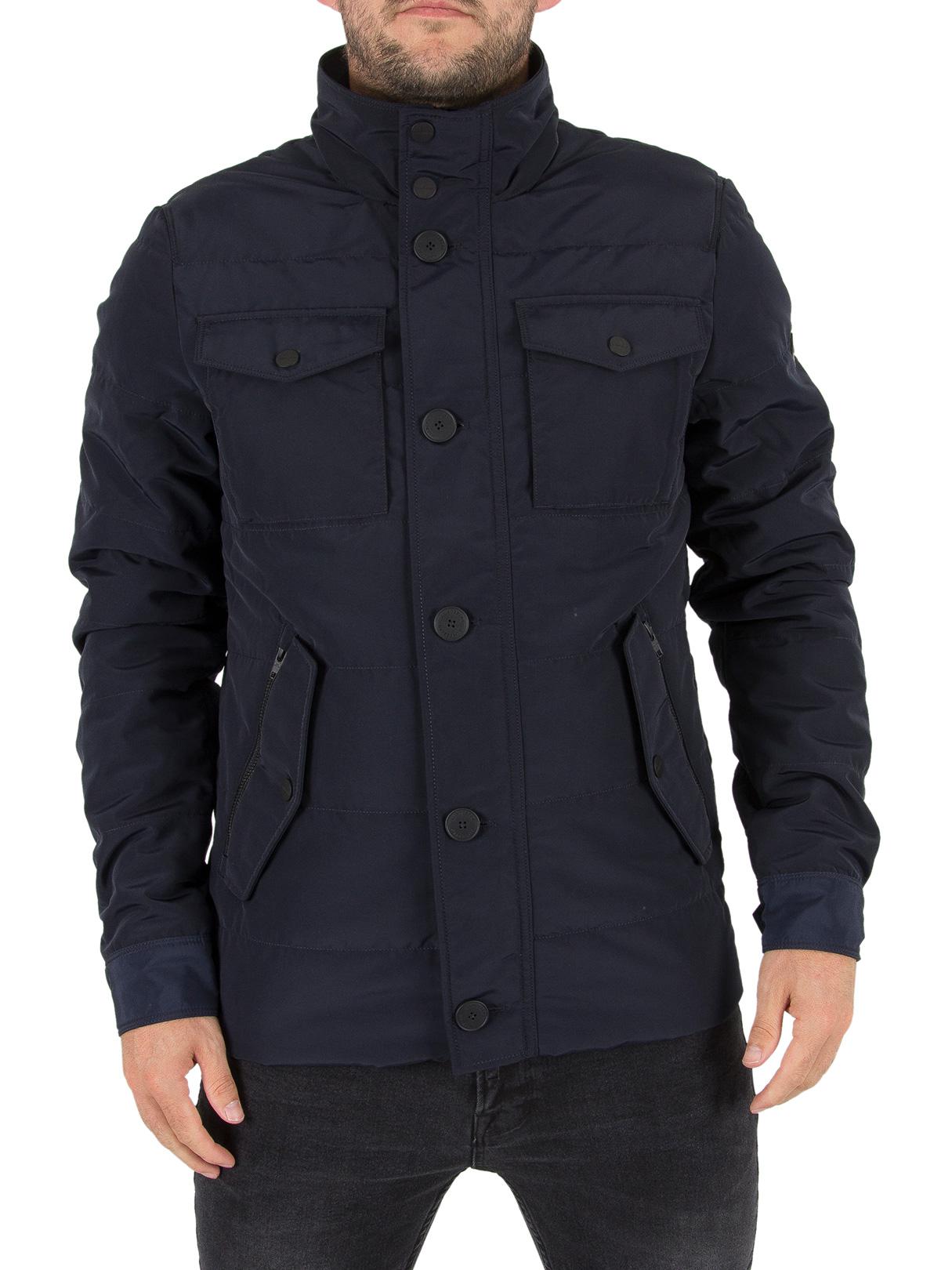 J.Lindeberg Synthetic Navy Bailey 76 Structured Poly Jacket in Blue for Men  - Lyst