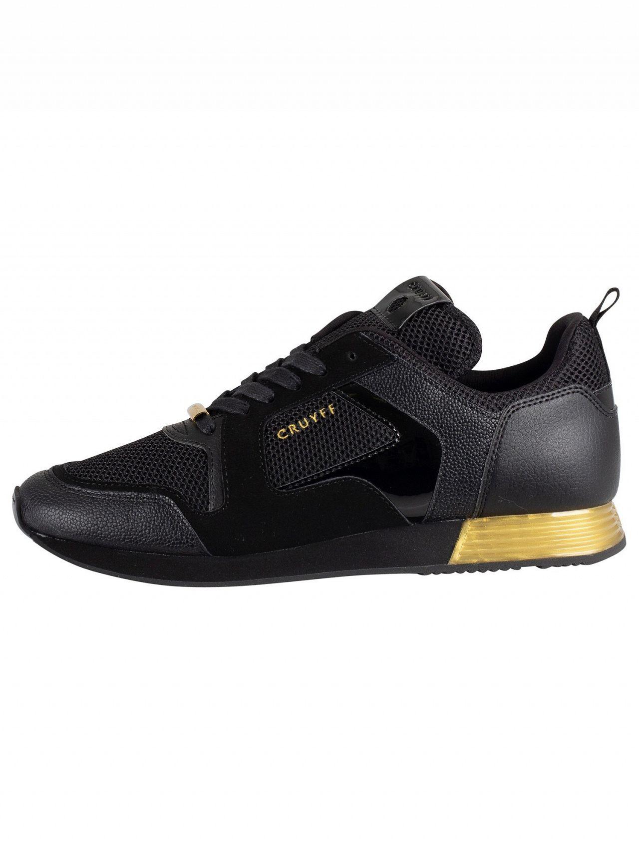 Cruyff Lusso CC6830201492 Schnürer Herren Turnschuhe Schwarz Gold Sneakers