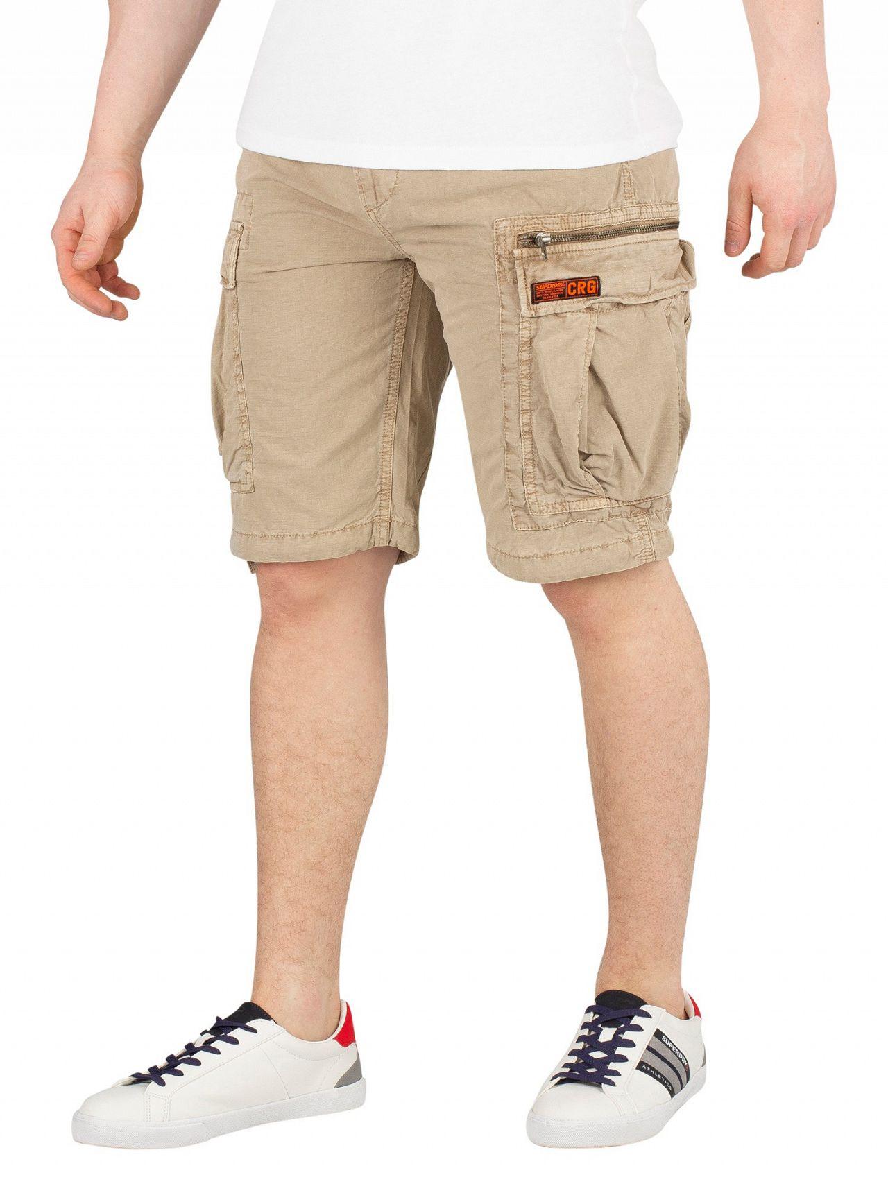 Superdry Cotton Men's Parachute Cargo Shorts, Beige Men's Shorts In Beige  in Sand (Natural) for Men - Lyst