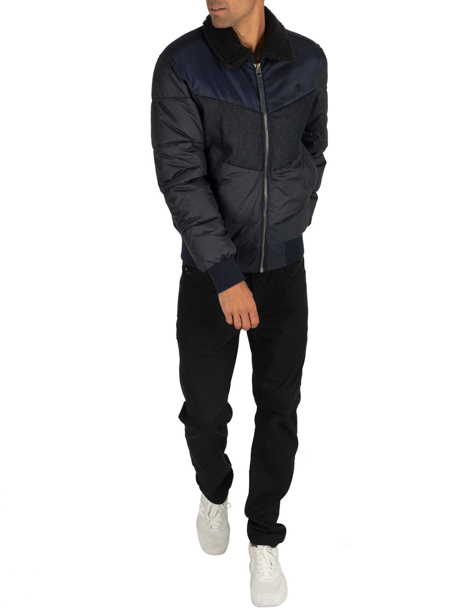 g star ore denim mix bomber