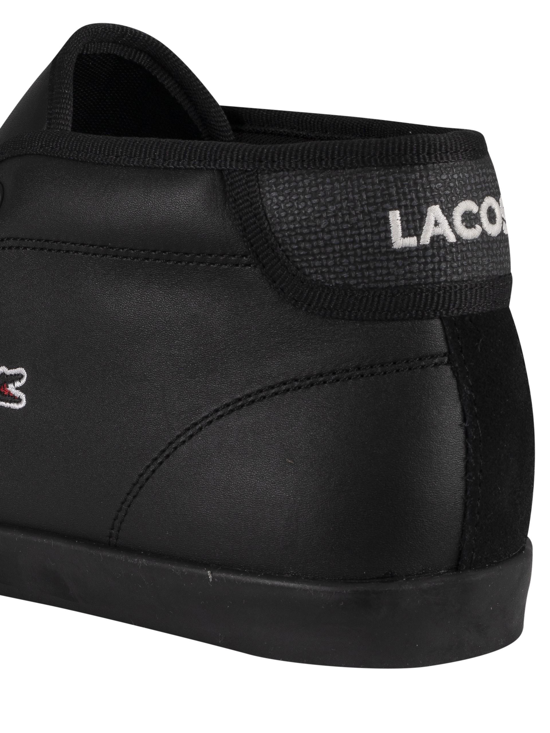 lacoste ampthill black leather - 64 