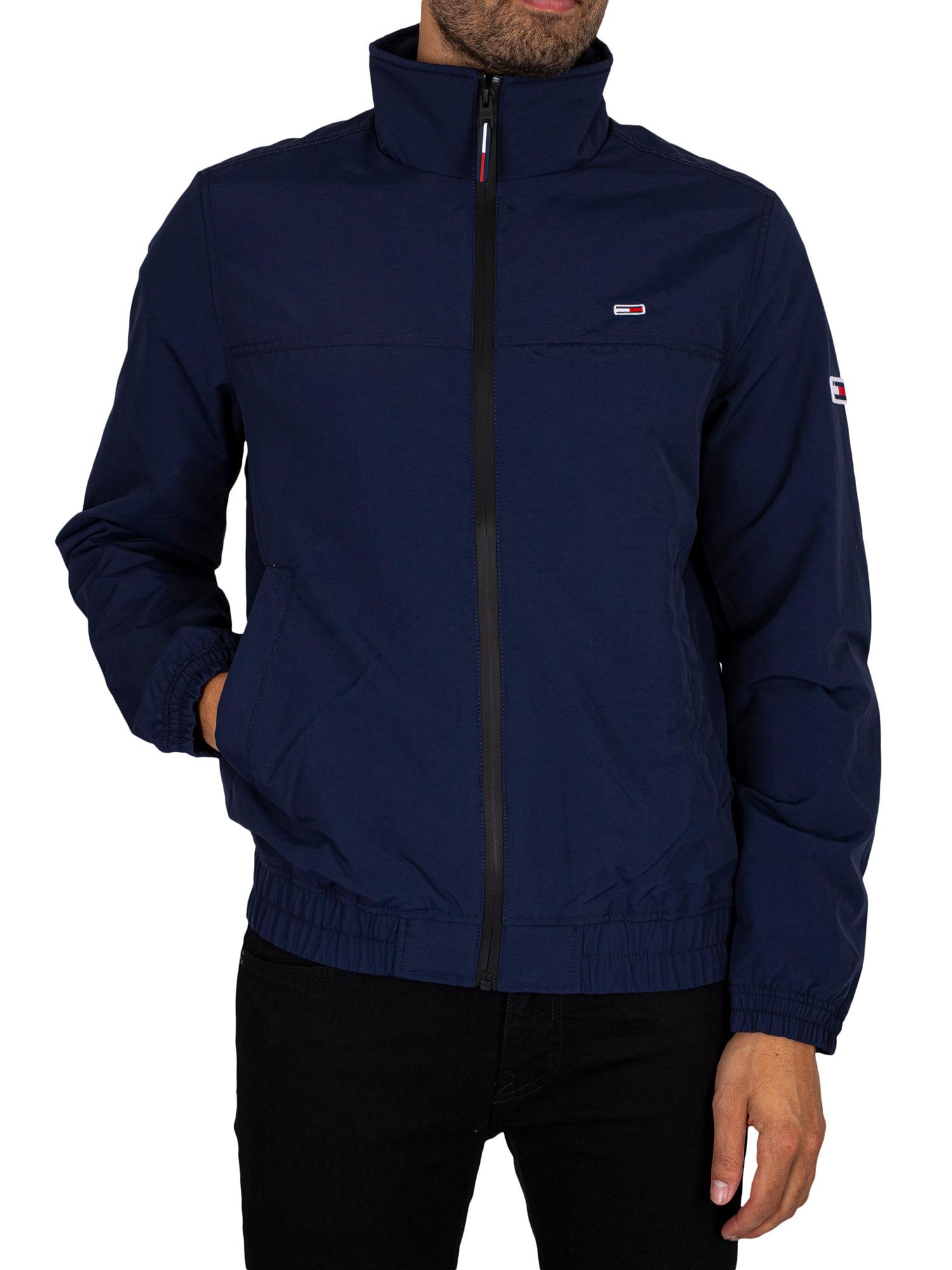 Essential Casual Bomber Jacket in Blue for Men