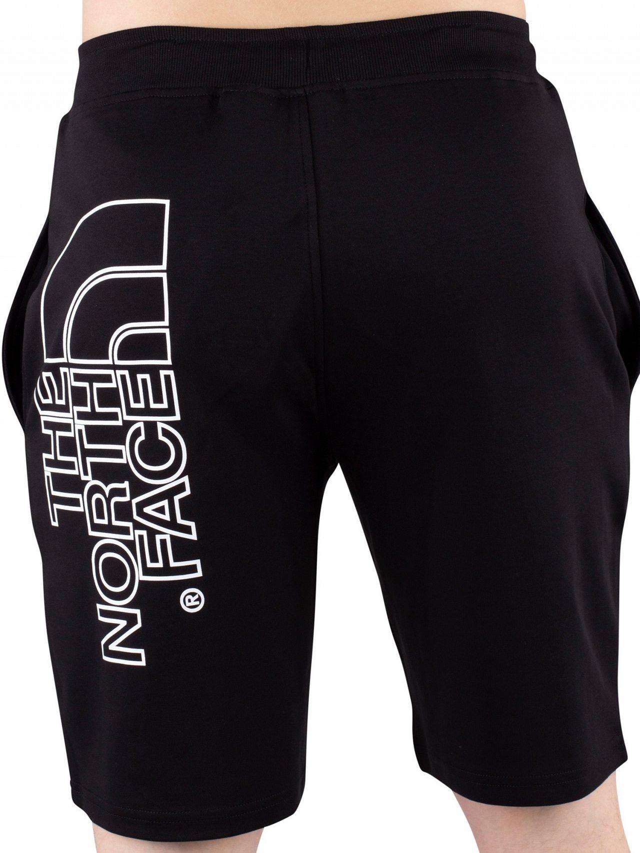 north face sweat shorts