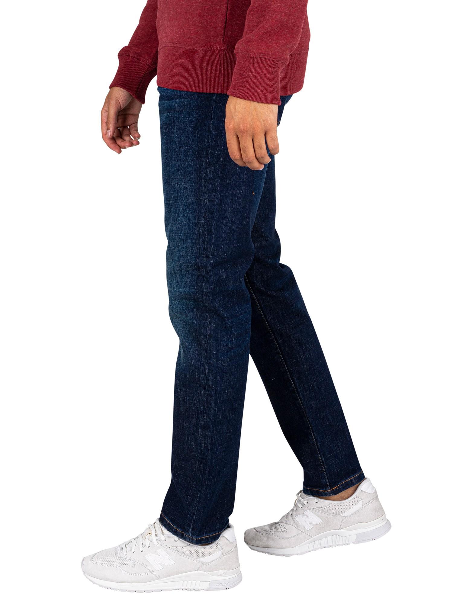 Superdry Denim Vintage Slim Straight Jeans in Blue for Men | Lyst