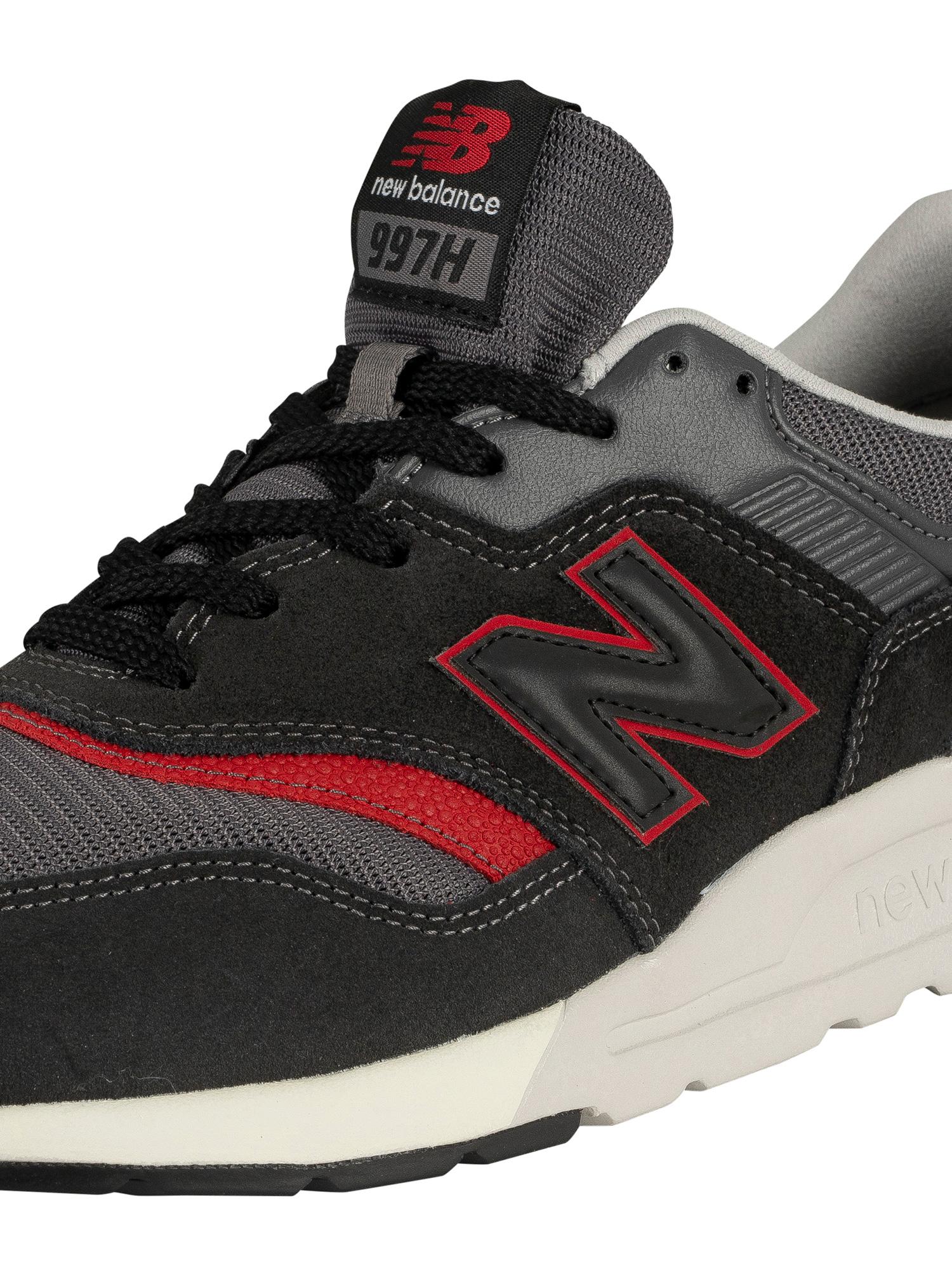 new balance 997h black red