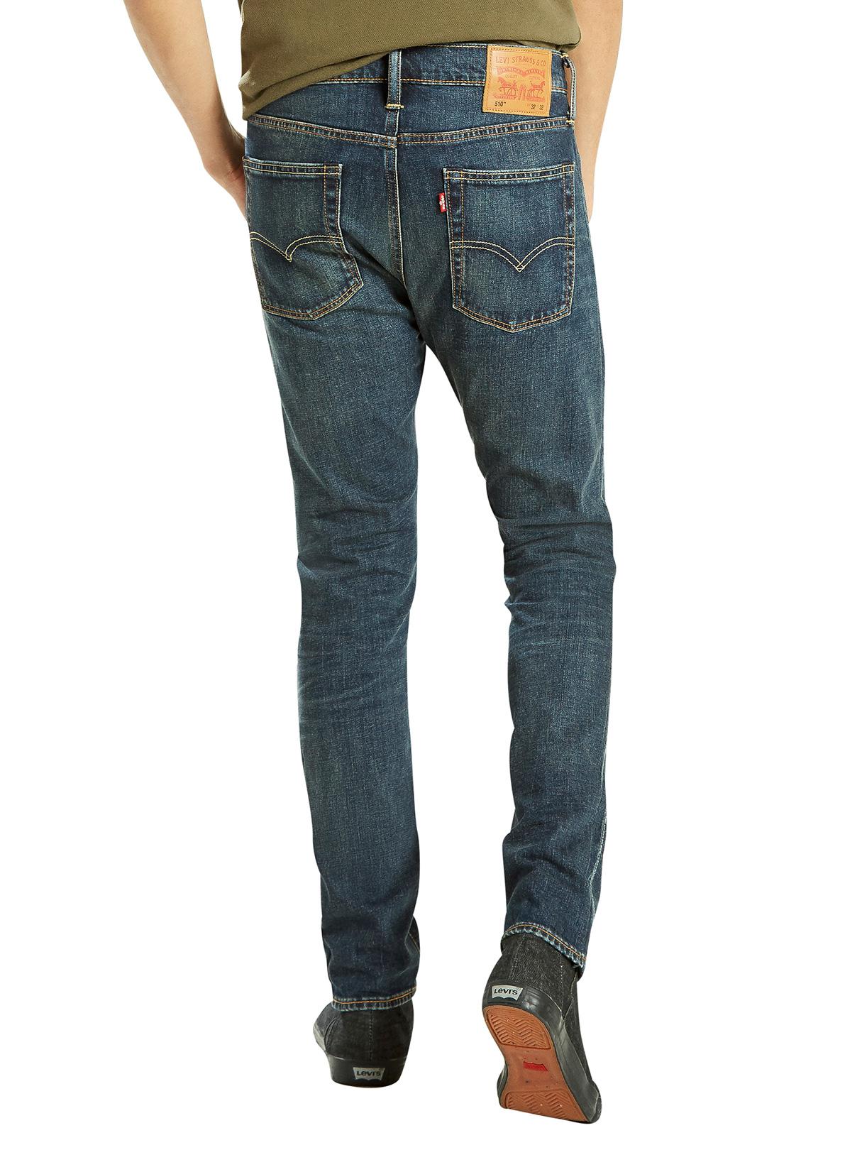 Levi's Dark Denim 510 Skinny Fit Madison Square Jeans in Blue for Men ...