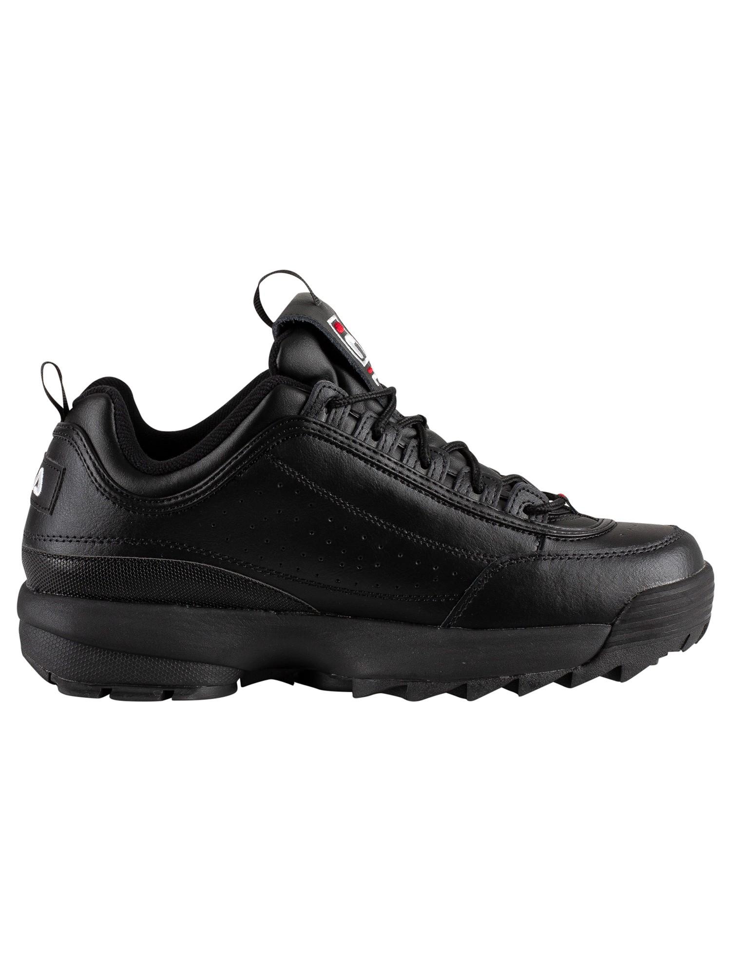 Fila Disruptor Ii Premium Trainers in Black | Lyst