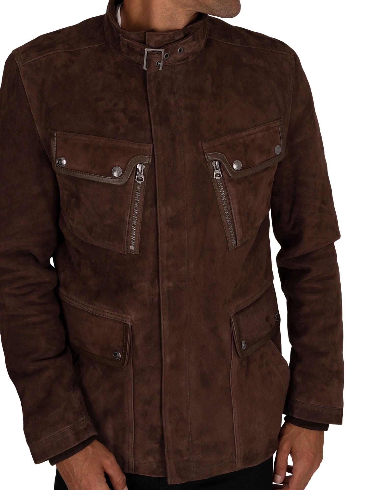 schott nyc suede jacket