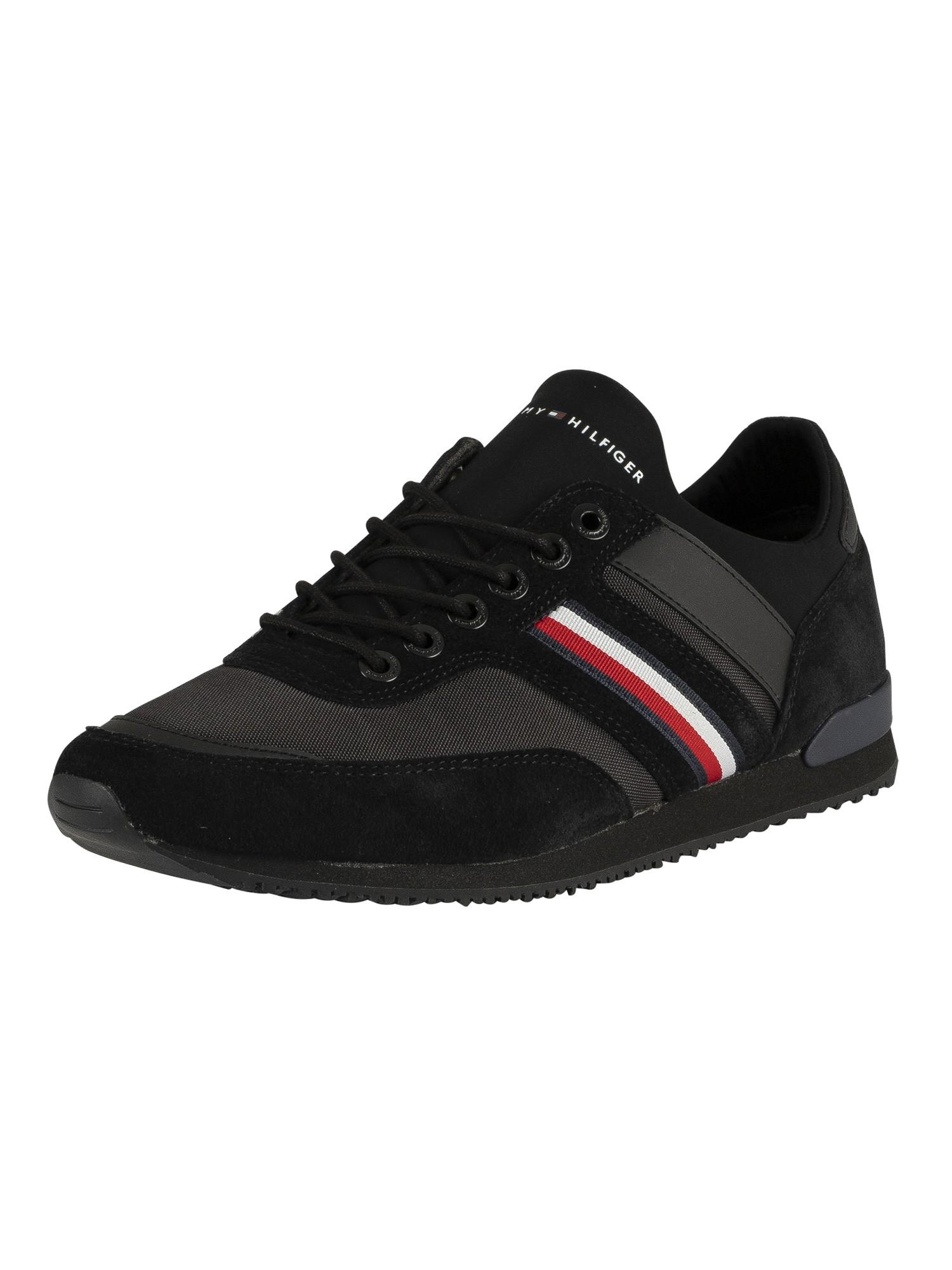 Tommy Hilfiger Men's Mixed Material Iconic Runner Trainers 