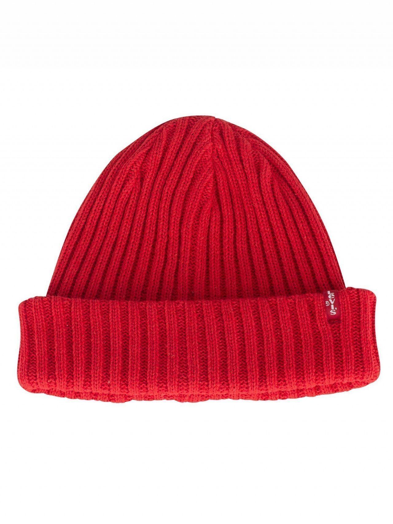ribbed beanie levis