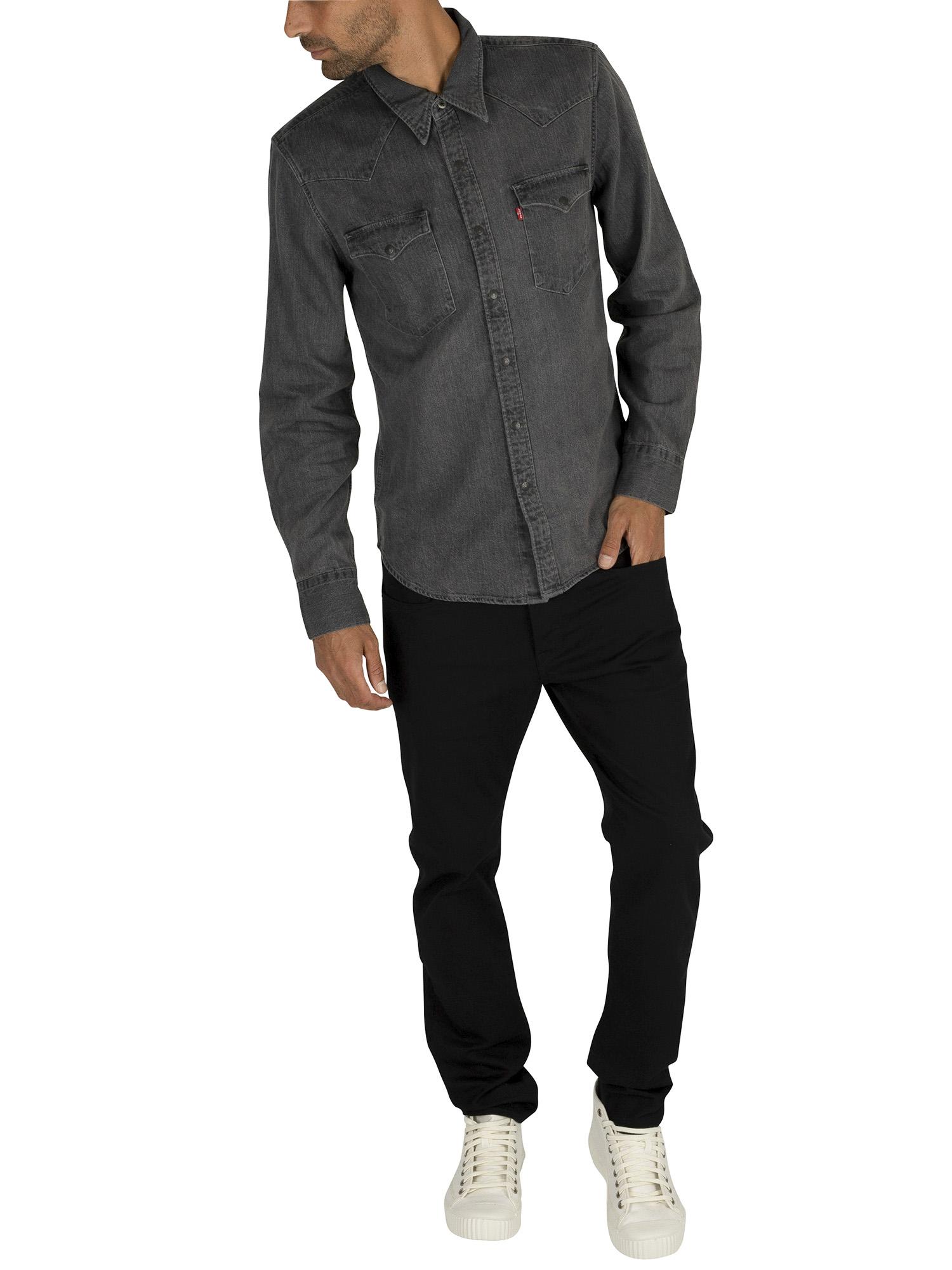 Levi's Cotton Barstow Western Shirt in Black for Men | Lyst