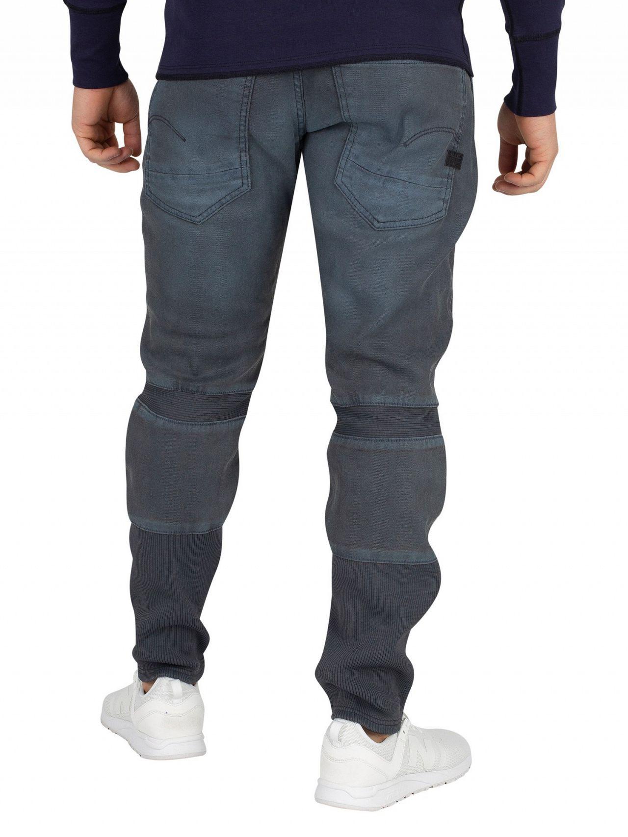 G-Star RAW Dark Aged Motac 3d Slim Jeans in Blue for Men | Lyst