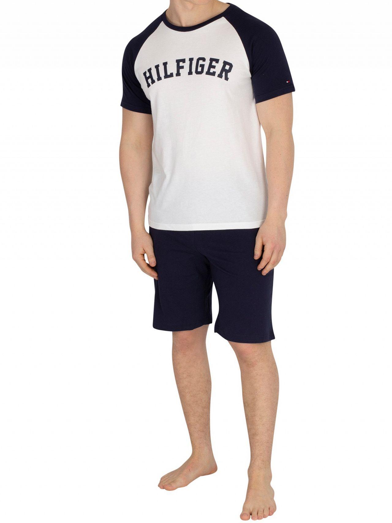 tommy hilfiger shorts and t shirt set
