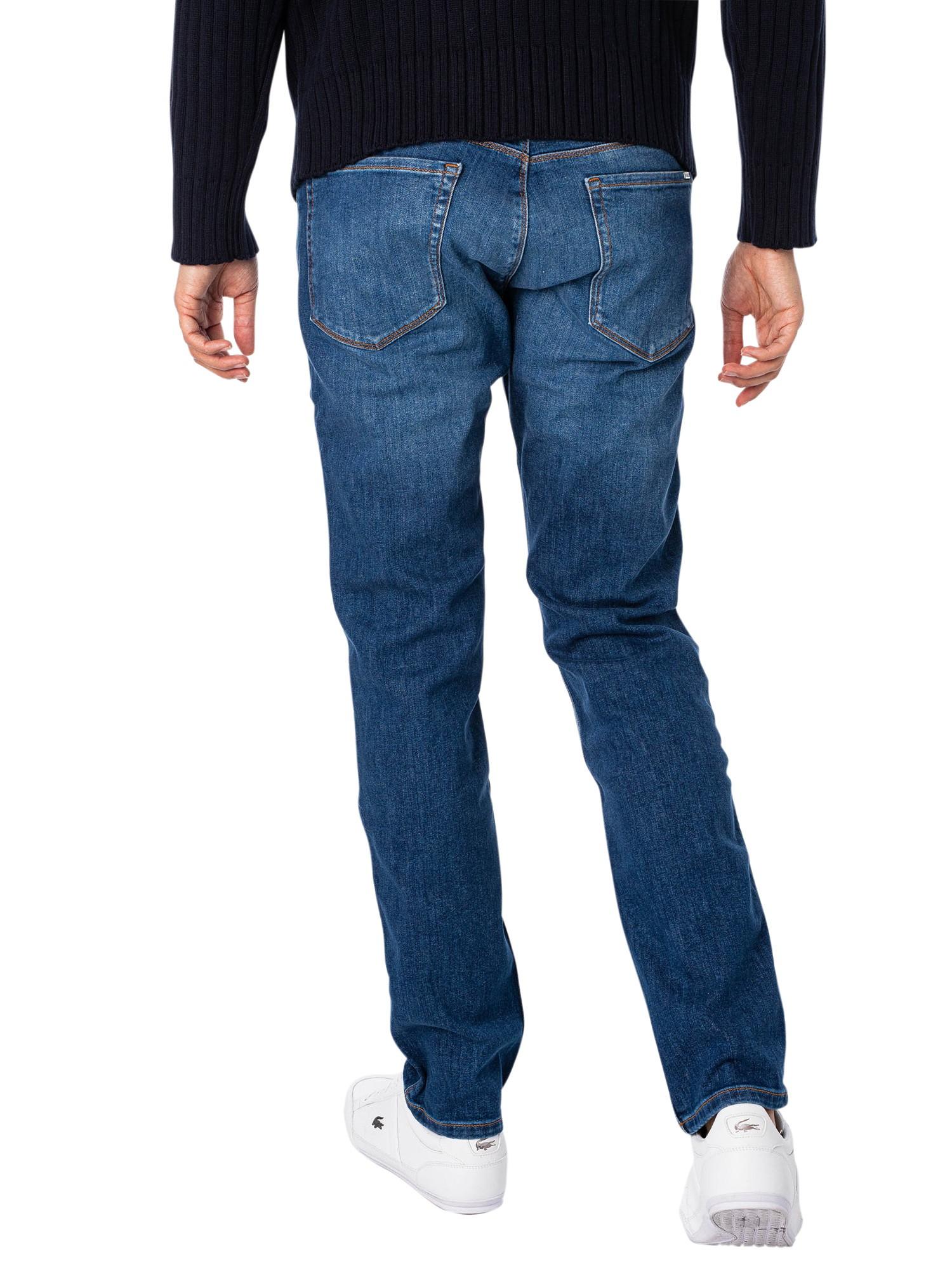 HUGO 708 Slim Fit Jeans in Blue for Men | Lyst
