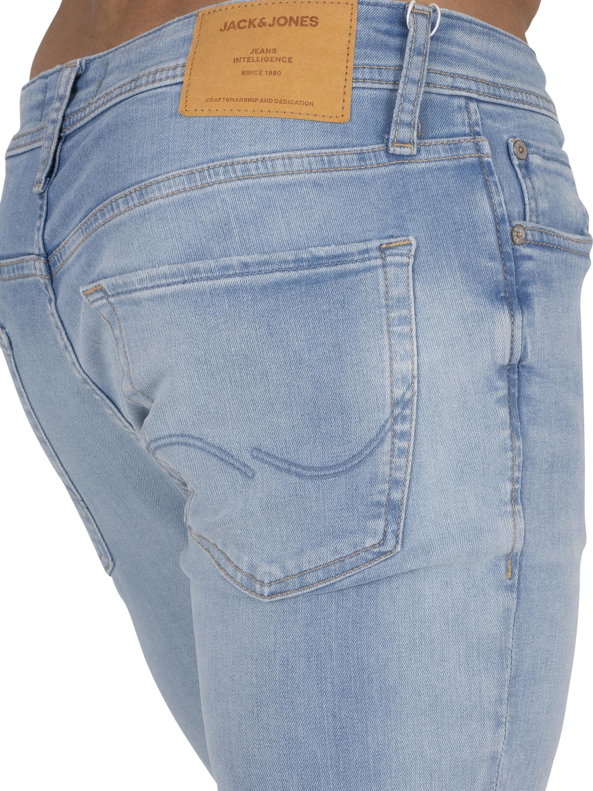 Jack & Jones Denim Liam Original 002 Skinny Jeans in Blue Denim (Blue) for  Men - Lyst