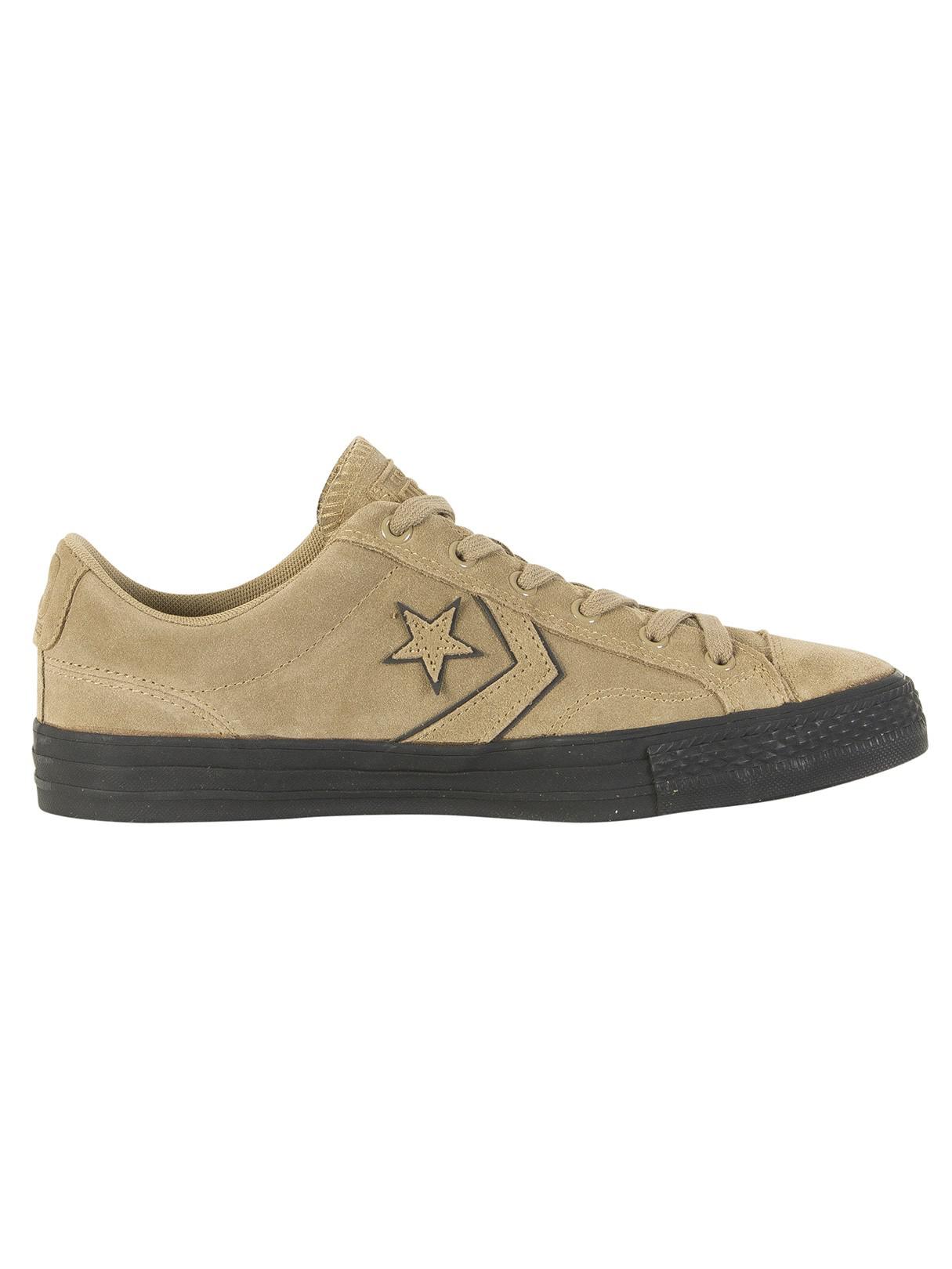 converse khaki star player ox trainers