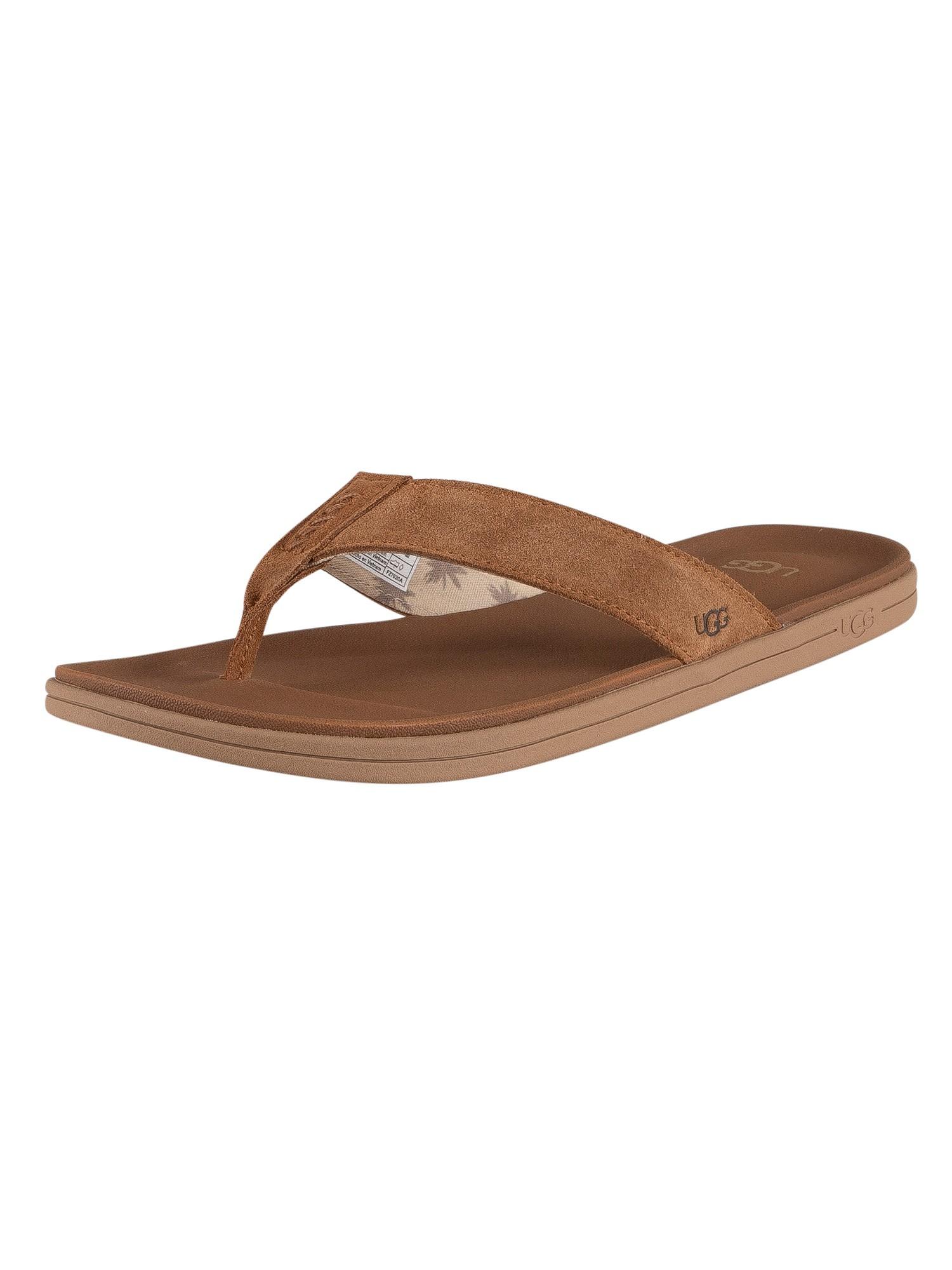 UGG Brookside Flip Flops in Brown for 