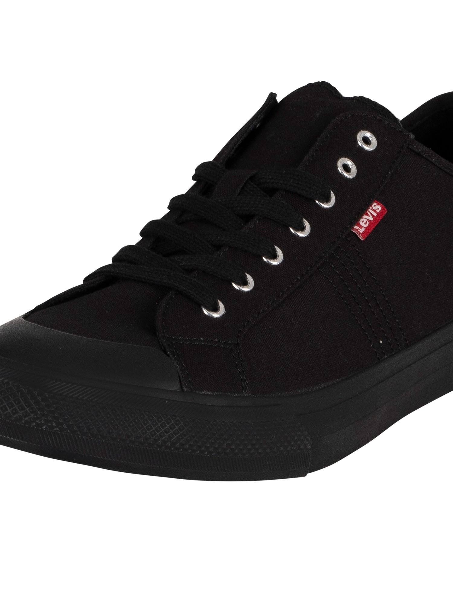 Levi's Hernandez Canvas Trainers in Black for Men | Lyst Australia