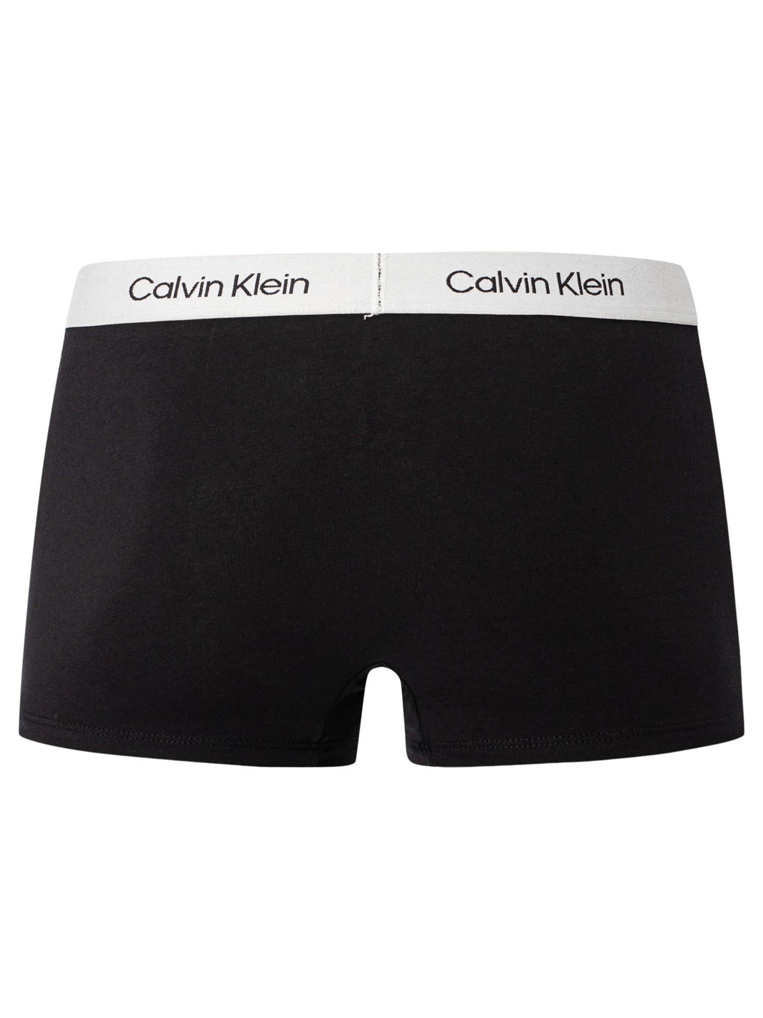 Calvin Klein 7 Pack 1996 Trunks in Black for Men | Lyst