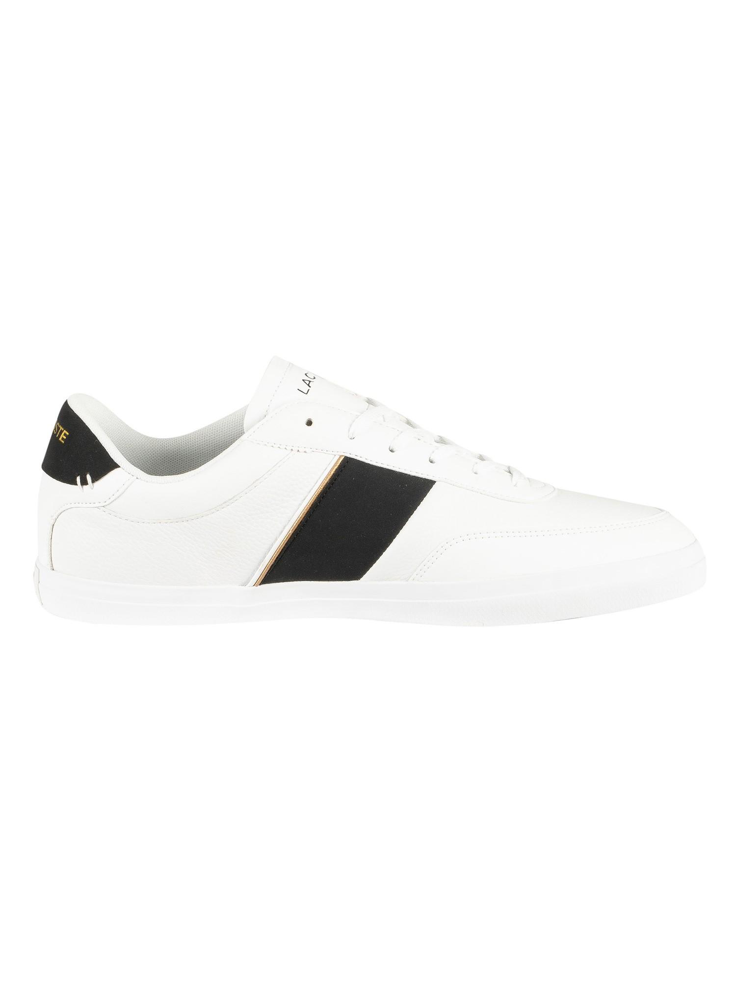 mens black lacoste trainers sale