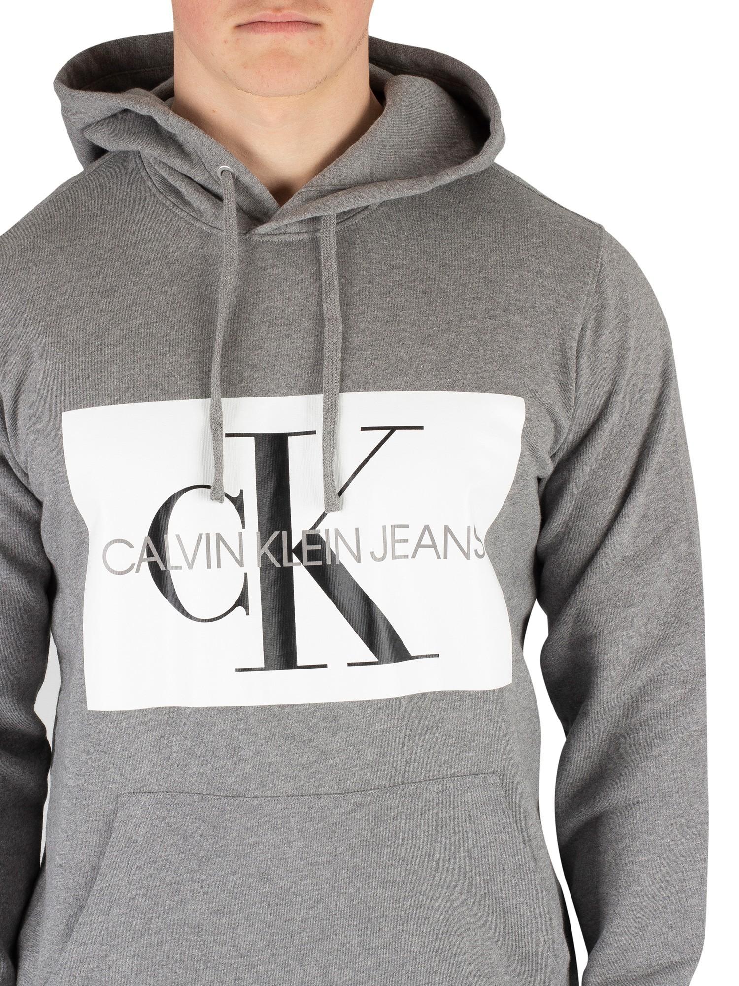 calvin klein monogram box hoodie