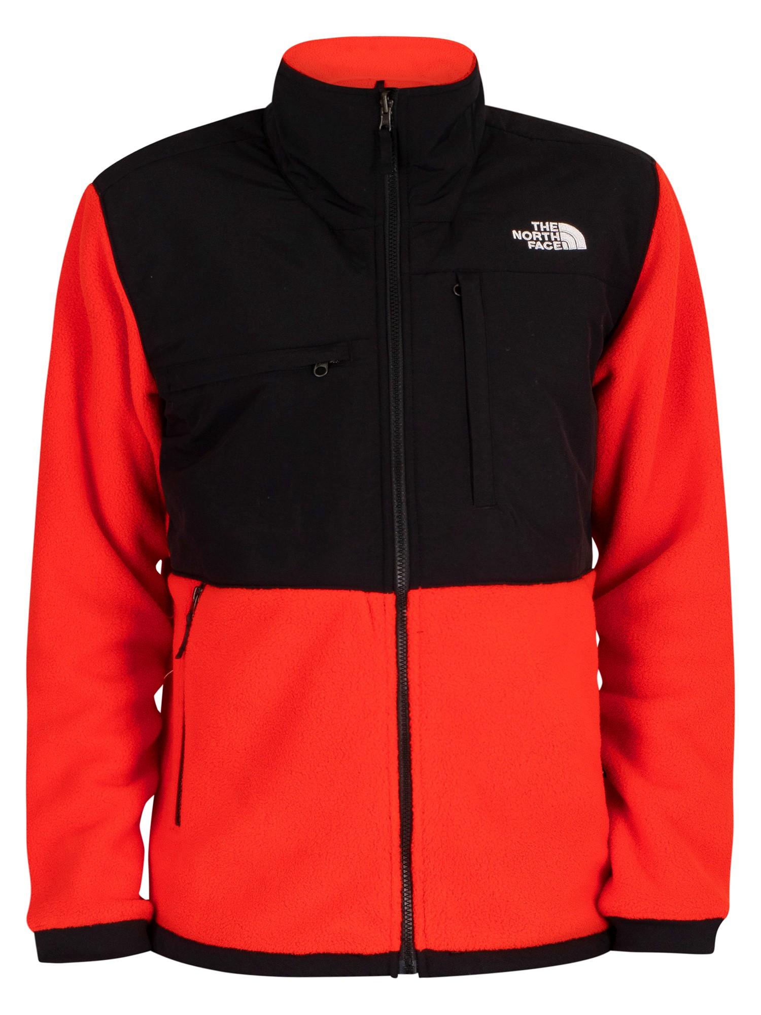 north face denali red