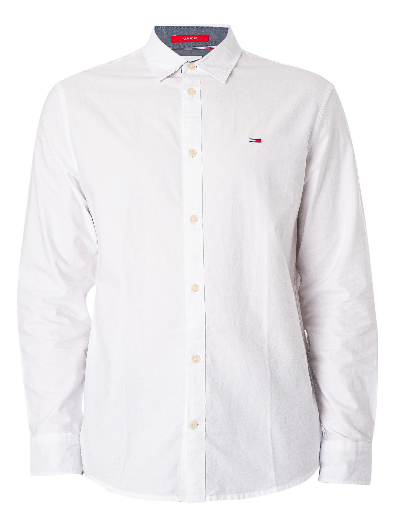 Tommy Hilfiger Tommy Jeans Classic Oxford Shirt Long Sleeve in