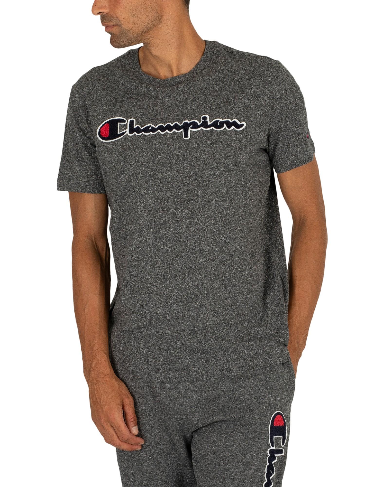 dark grey champion shirt