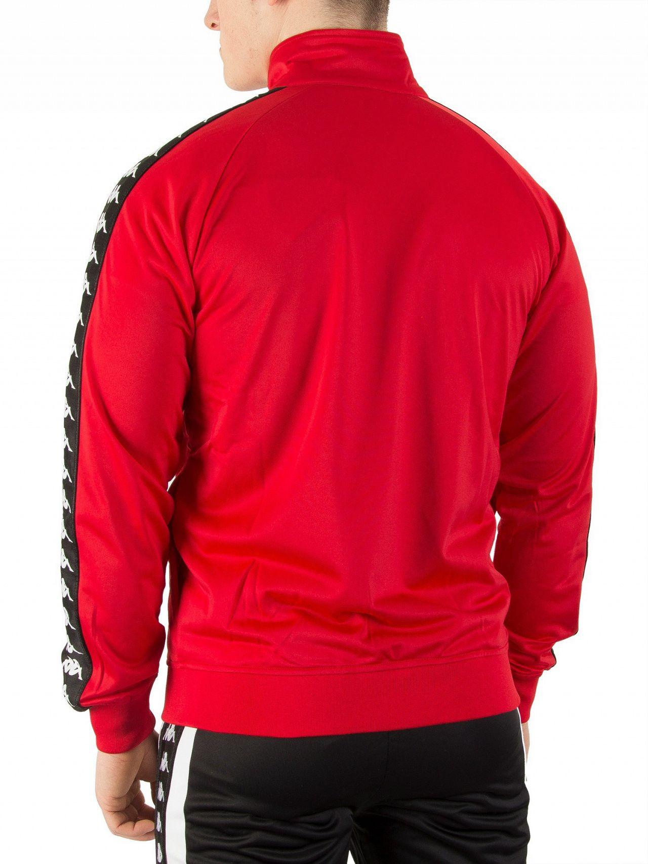 Kappa Men 222 Banda Anniston Jacket, Red/ Black/ White for Men - Lyst
