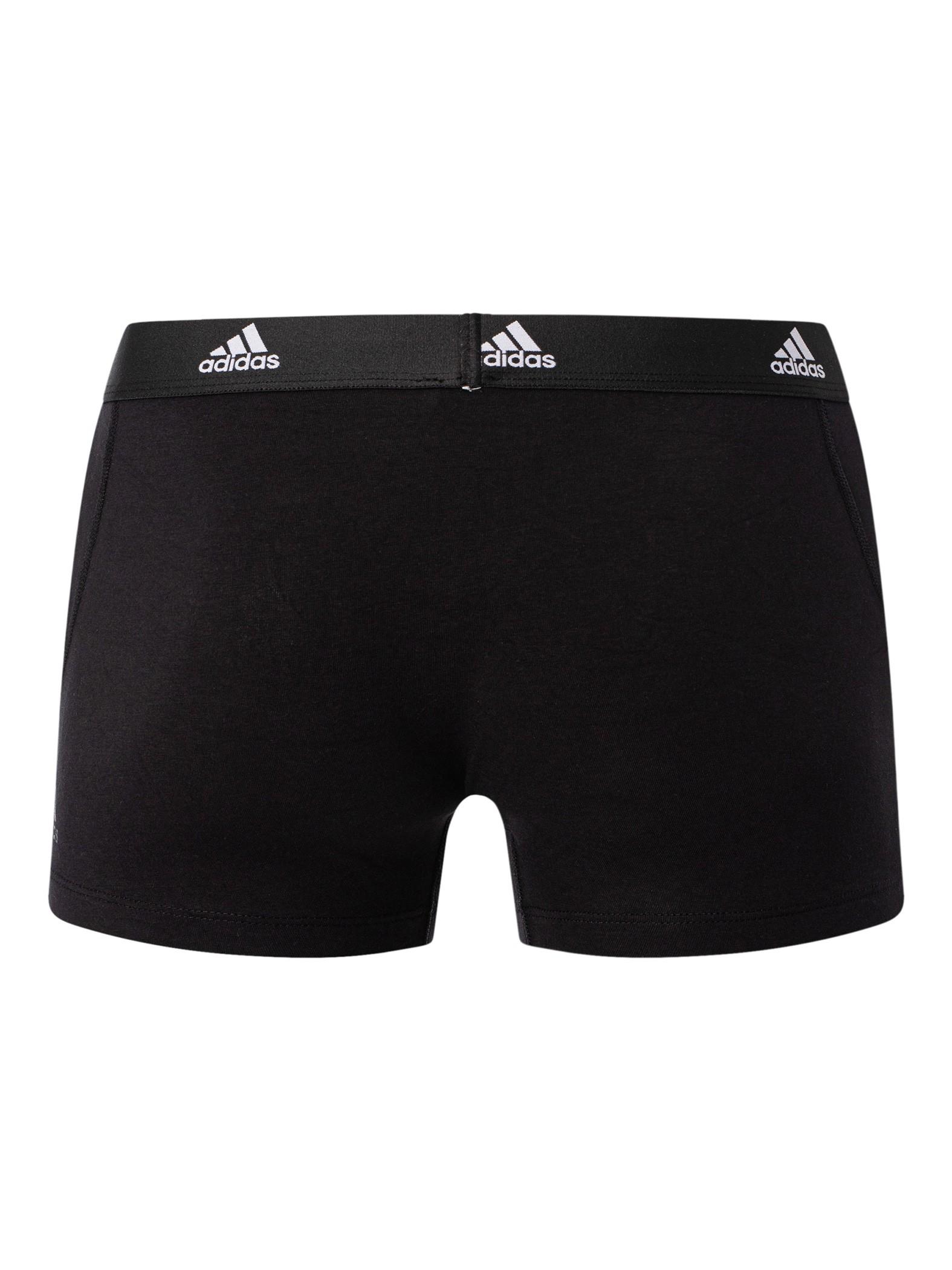 adidas 3 Pack Active Flex Trunks in Red for Men