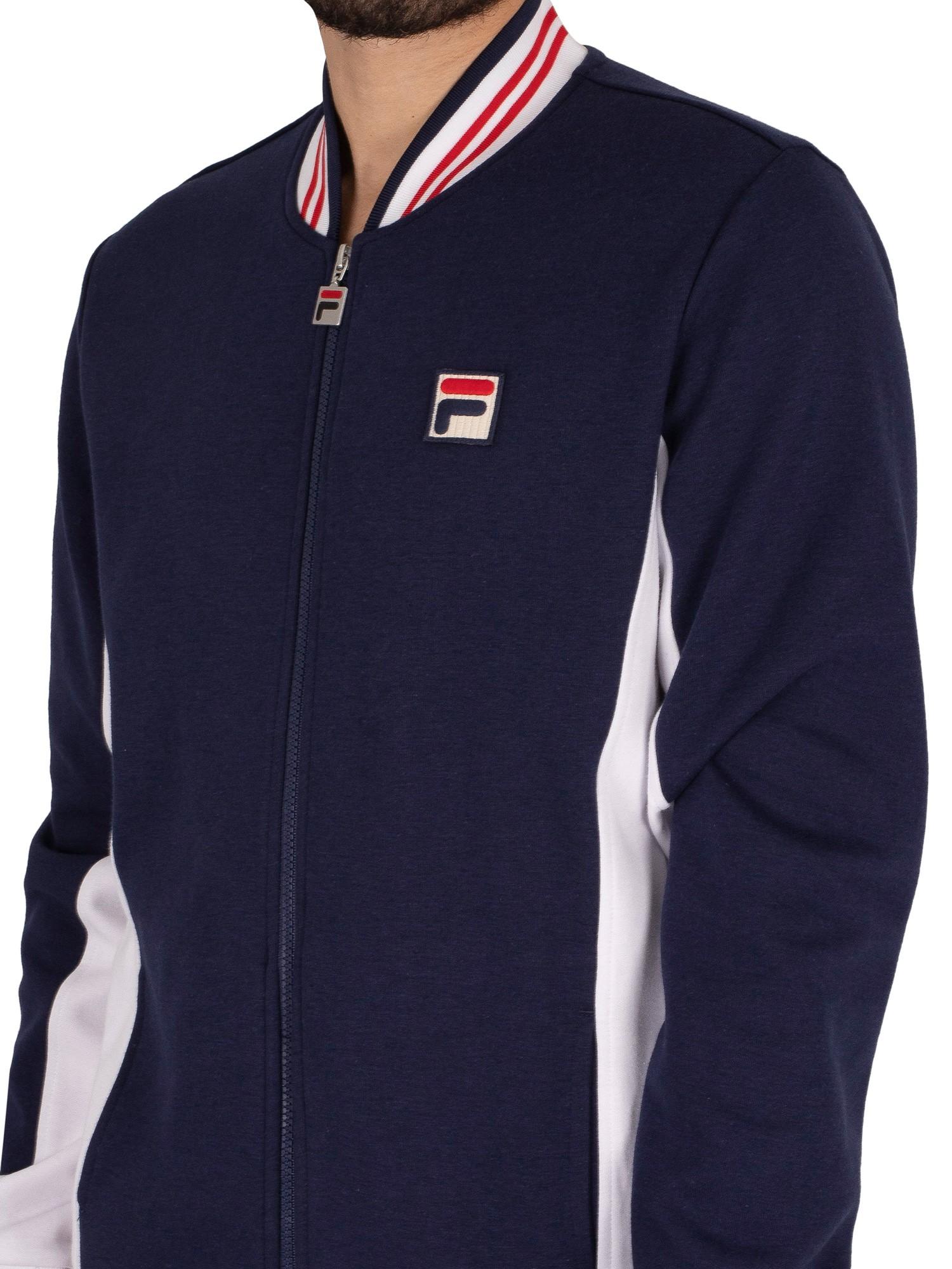 Fila Synthetic Settanta Zip Track Jacket in Navy (Blue) for Men - Lyst