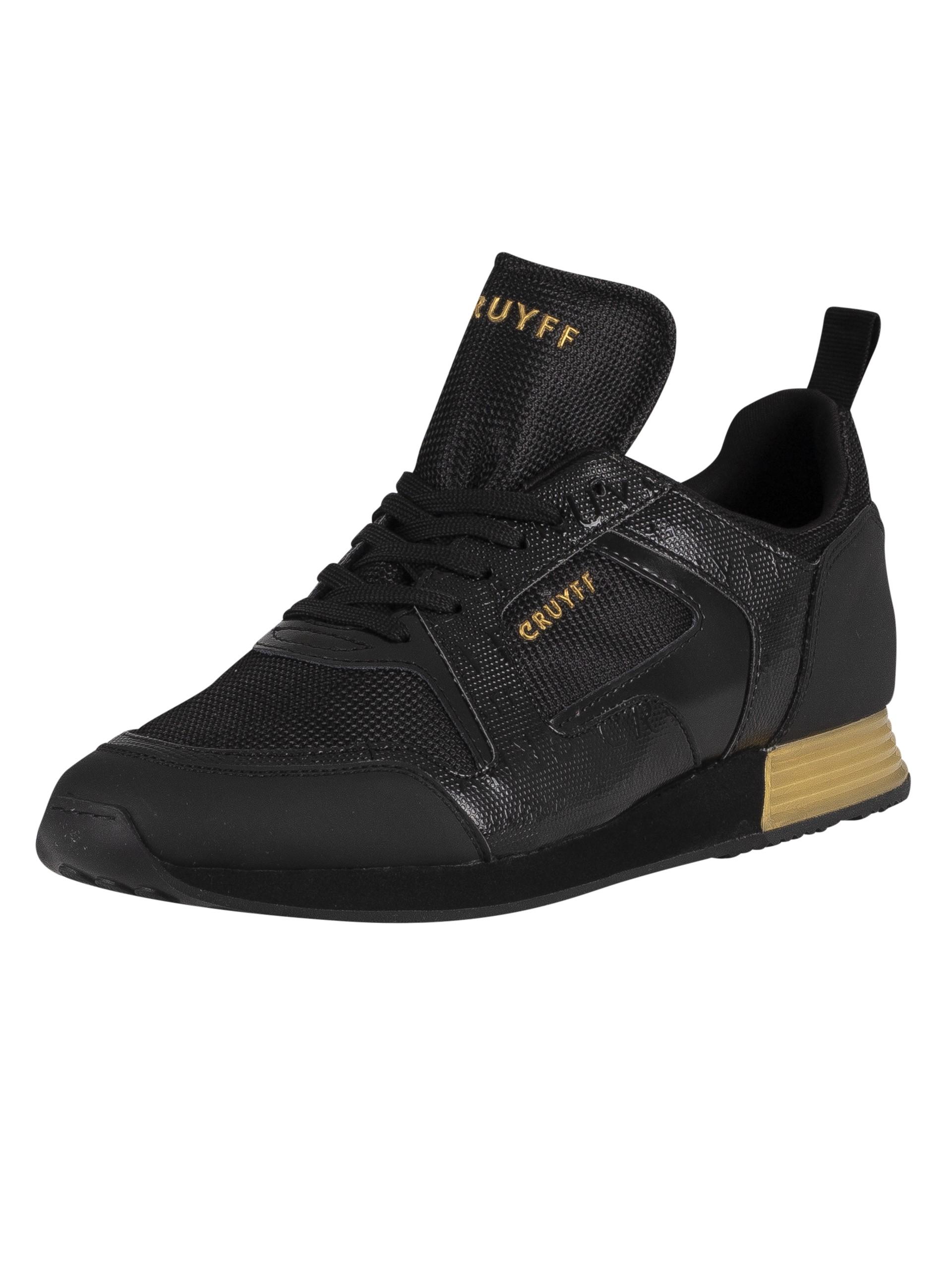 Cruyff Lusso Leather Trainers in Black for Men - Lyst