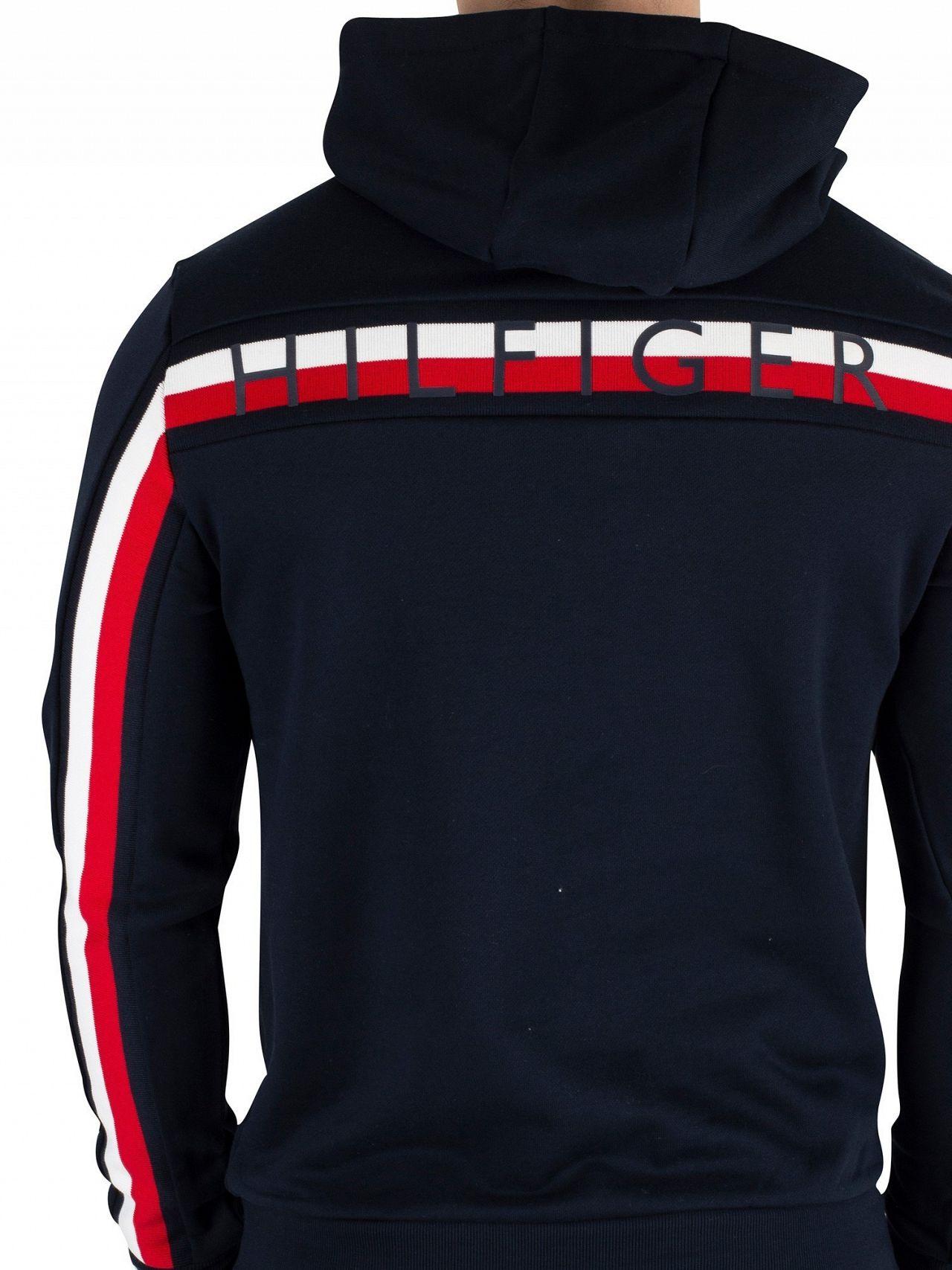 tommy hilfiger global stripe hoodie