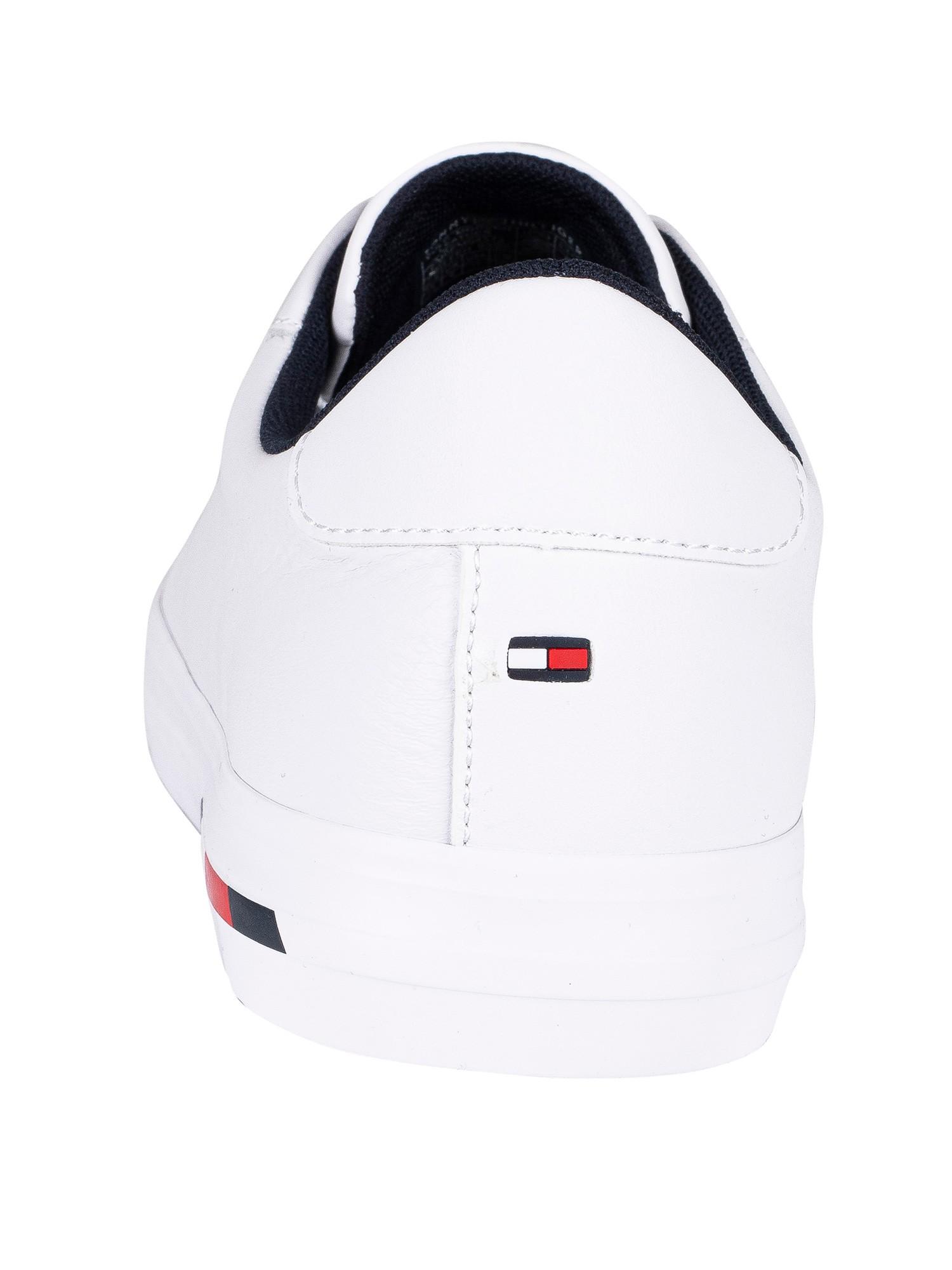 Tommy Hilfiger Vulc Modern Leather Trainers in White for Men | Lyst