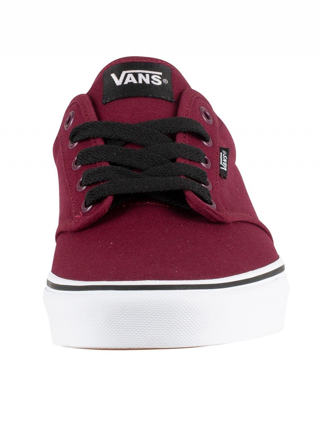 Vans Oxblood/white Atwood Canvas Trainers in Red for Men | Lyst Australia