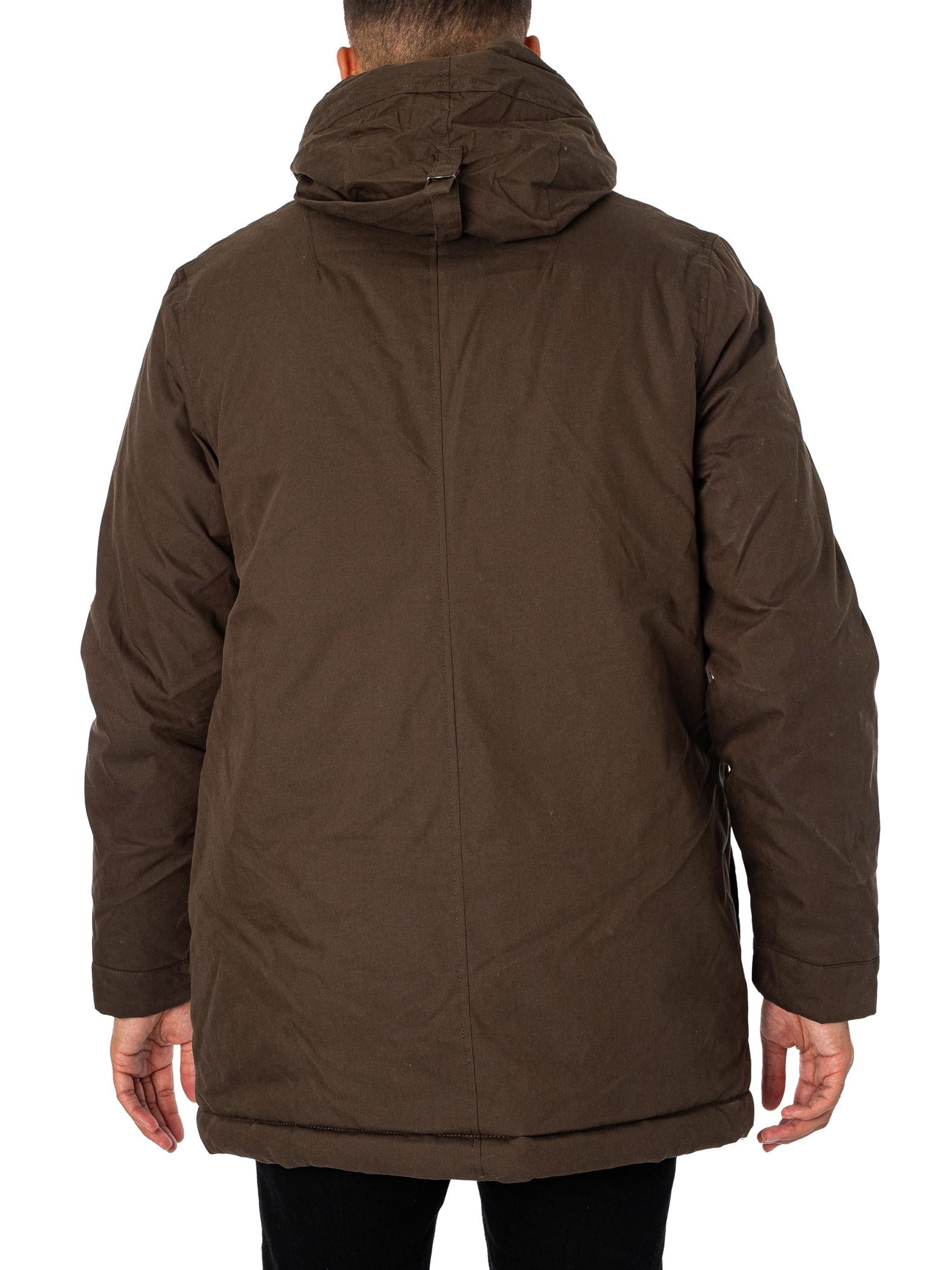 Lyle Scott Winter Weight Fleece Lined Parka Jacket in Brown for Men Lyst UK