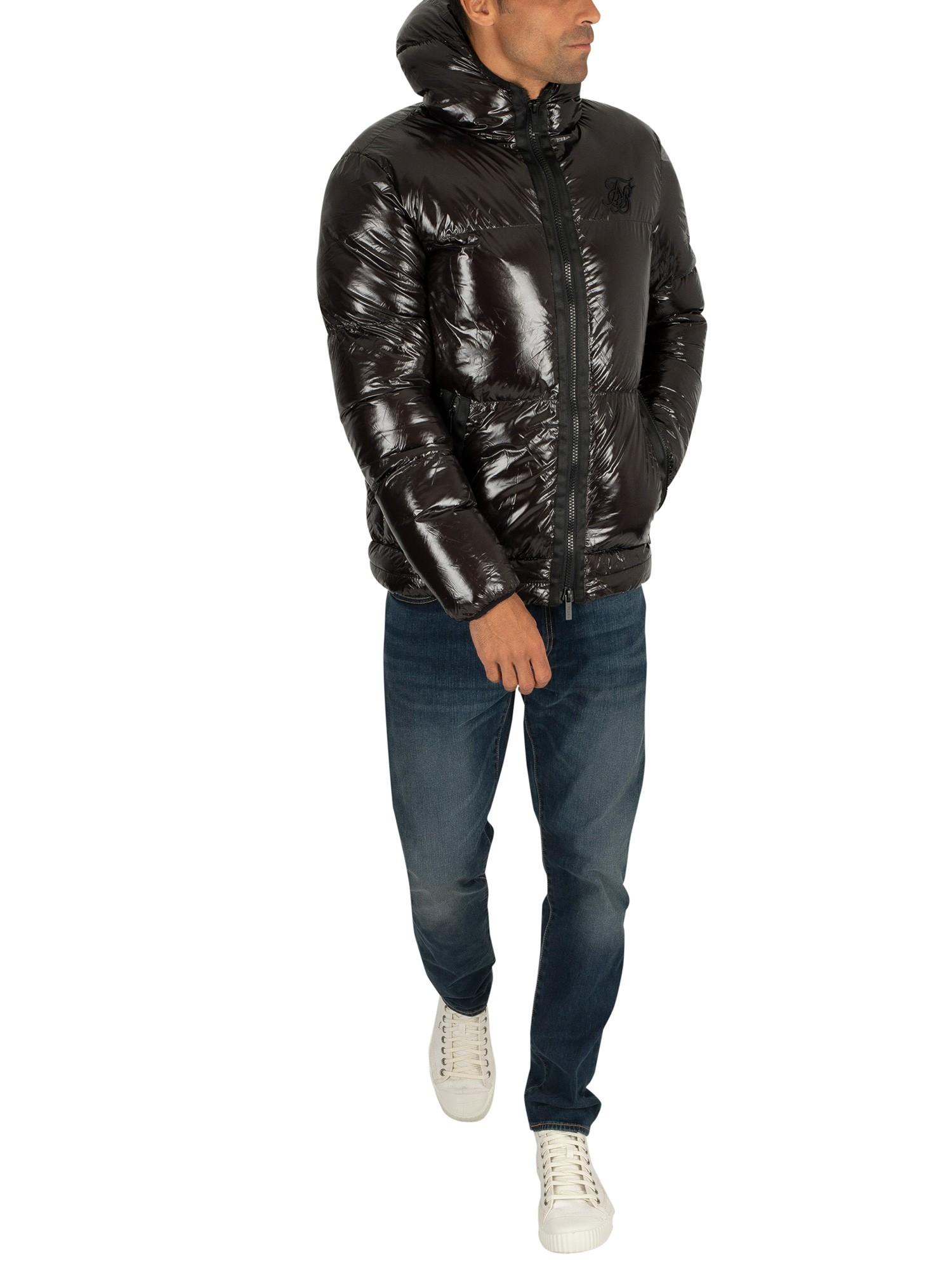 sik silk puffer jacket