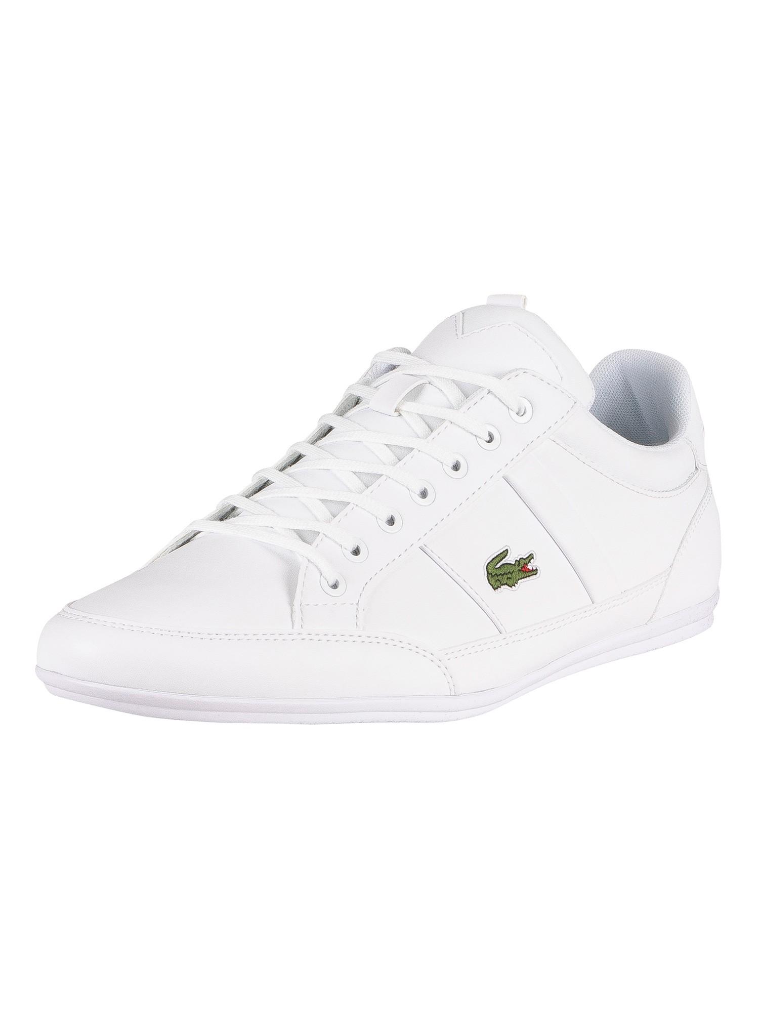 Lacoste Chaymon Bl21 1 Cma Synthetic Leather Trainers in White for Men ...