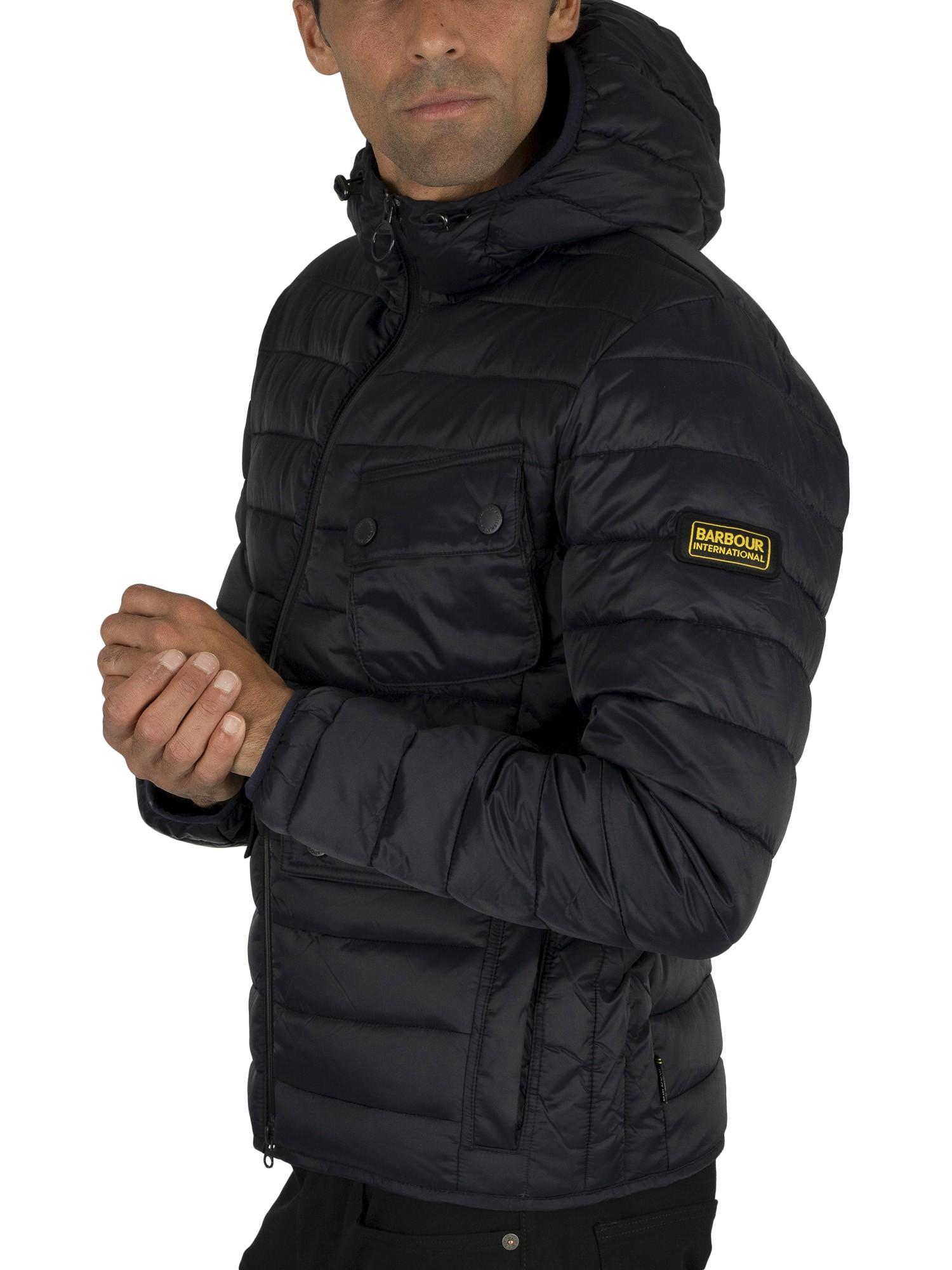 barbour ouston jacket navy