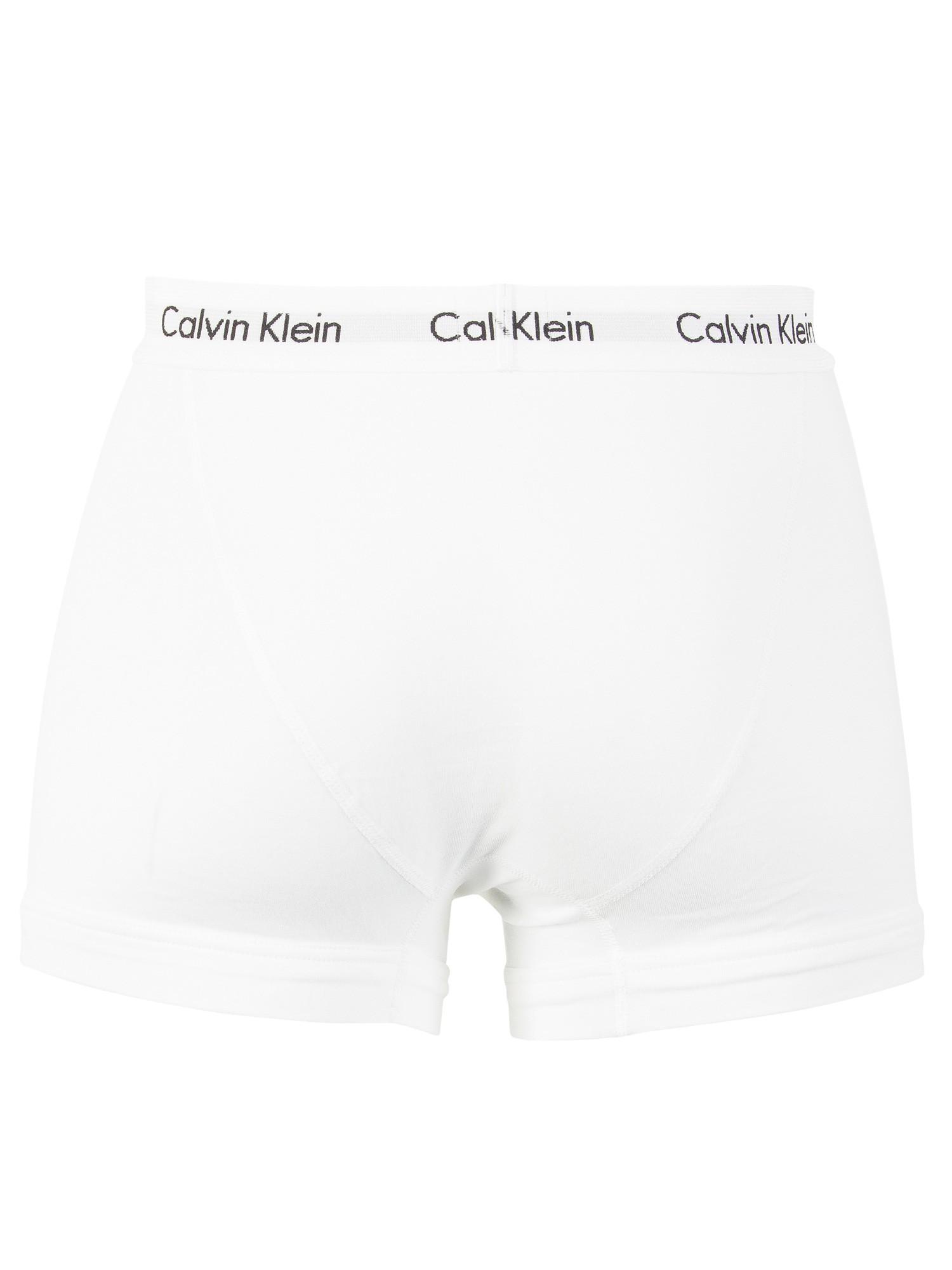 calvin klein trunks white